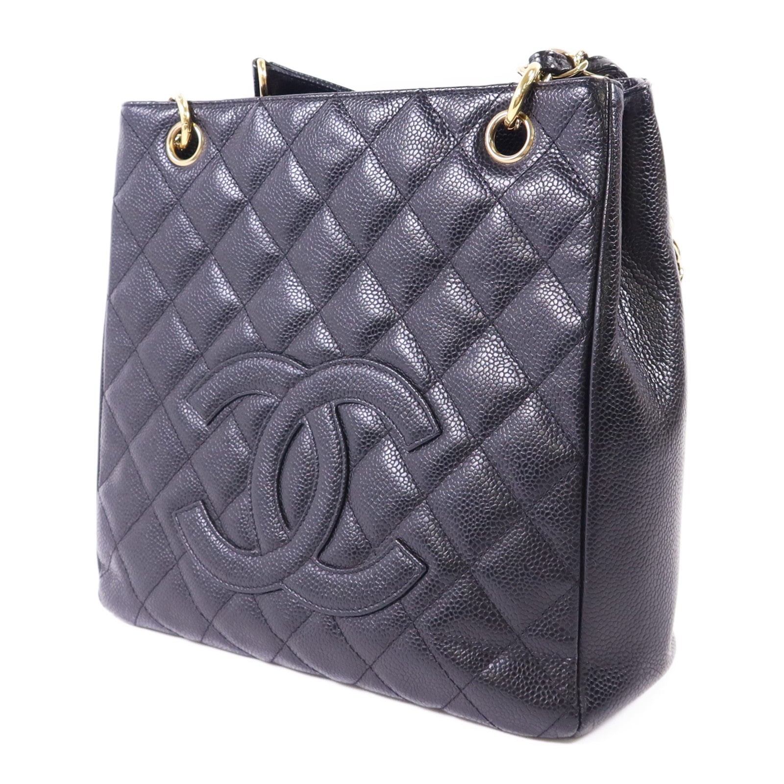 CHANEL 牛皮皮革PST Petit Shopping Tote金扣肩背袋