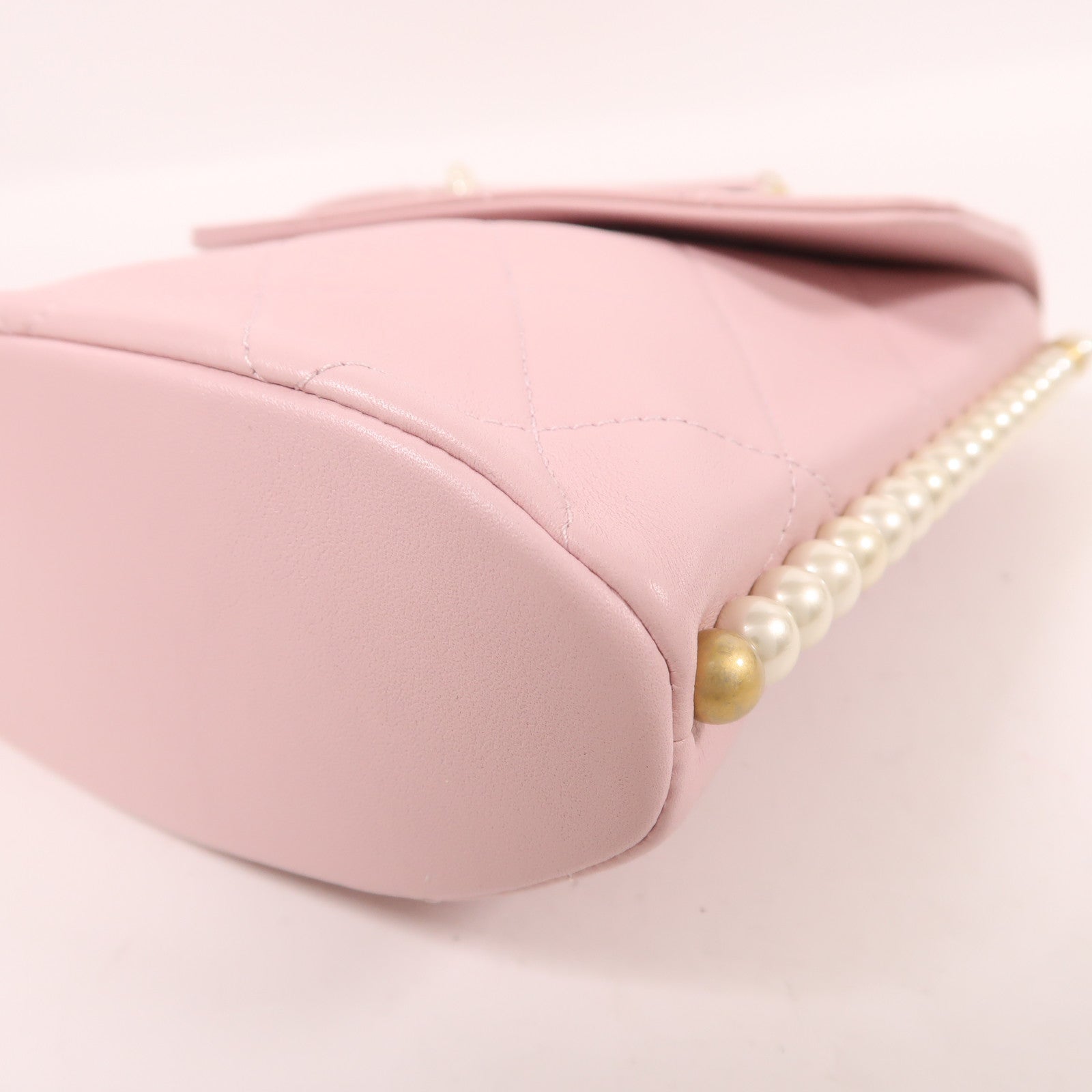 CHANEL 【激減優惠】羊皮皮革Shoulder Bag金扣肩背袋