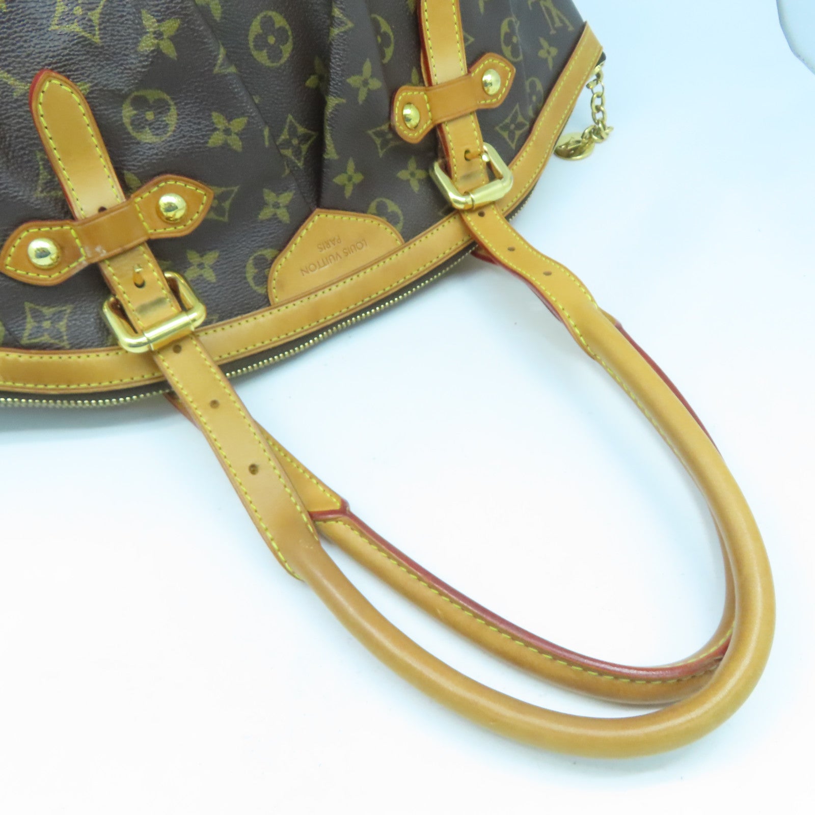 LOUIS VUITTON **【激減優惠】Monogram Tivoli GM金扣肩背袋啡色