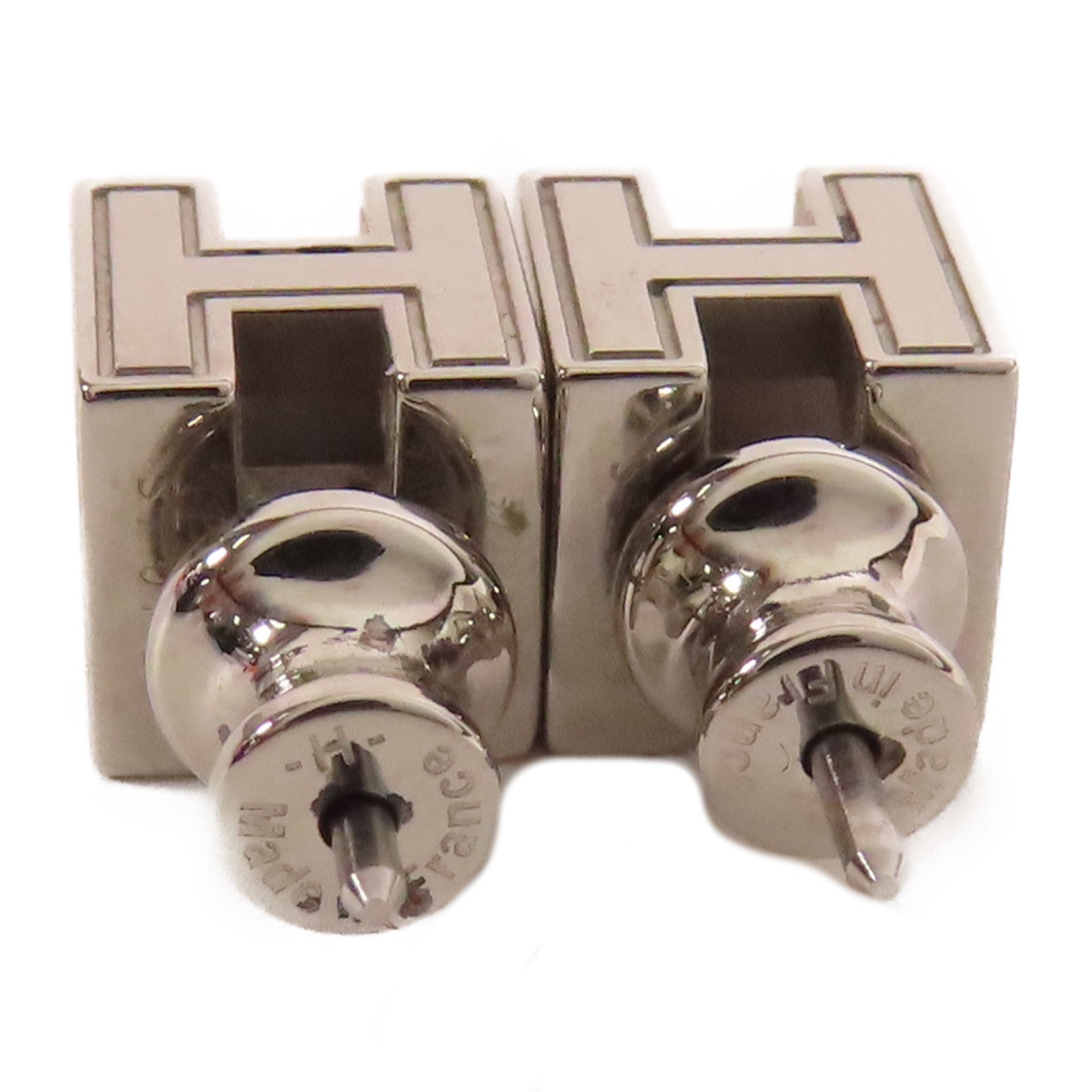 HERMES 金屬H Cube Earrings耳環