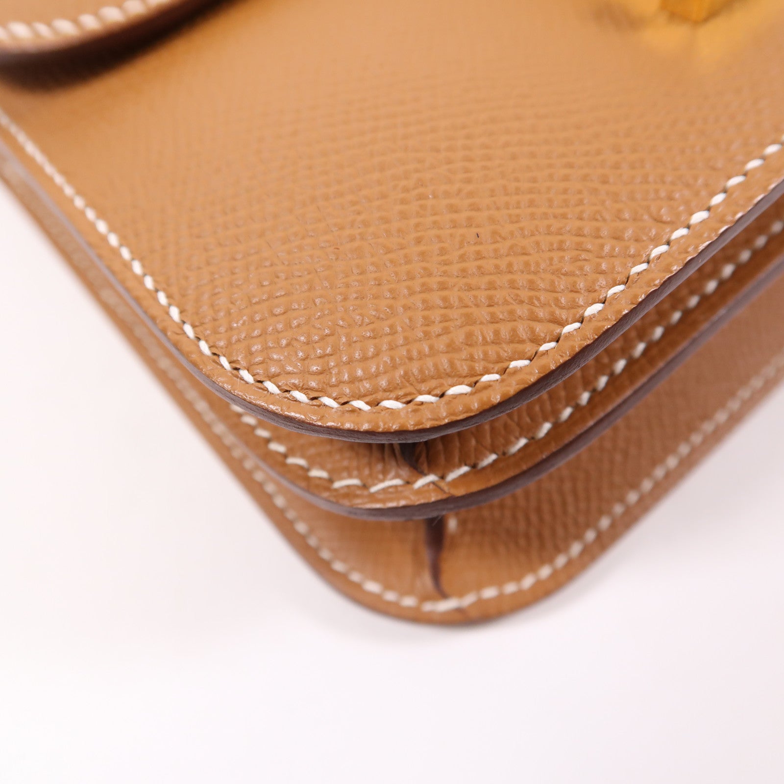 HERMES Epsom皮革Constance Mini金扣肩背袋