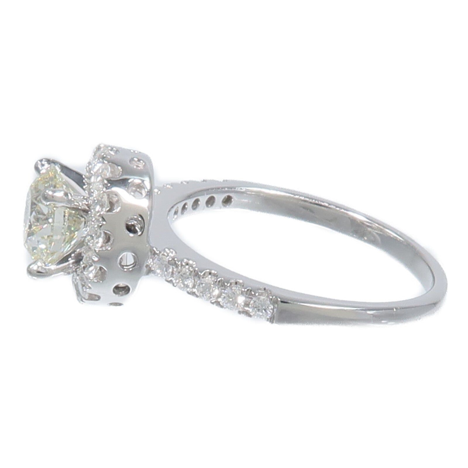 JEWELRY 18K白金Diamond Ring鑽石戒指