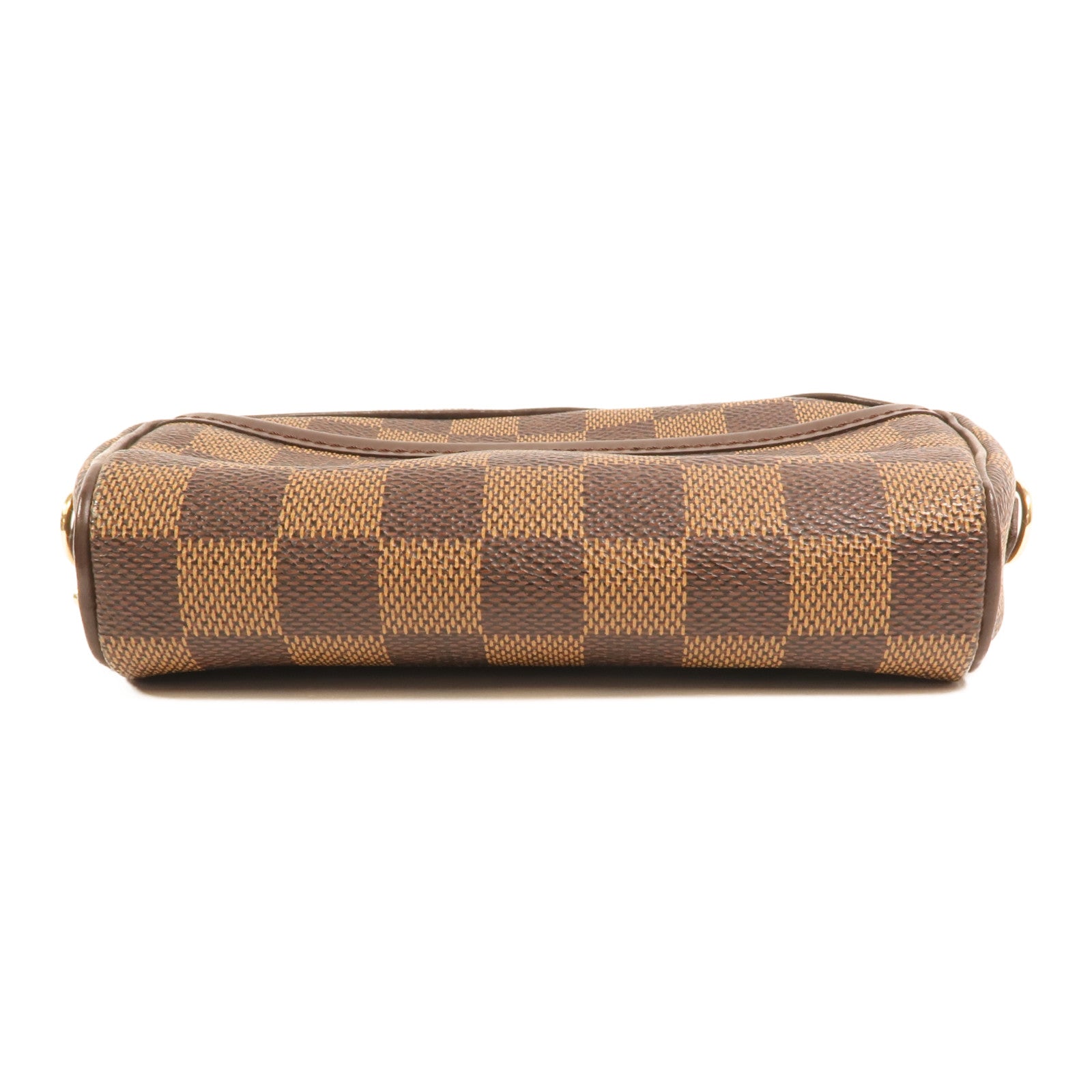 LOUIS VUITTON Damier Pochette Ipanema金扣肩背袋