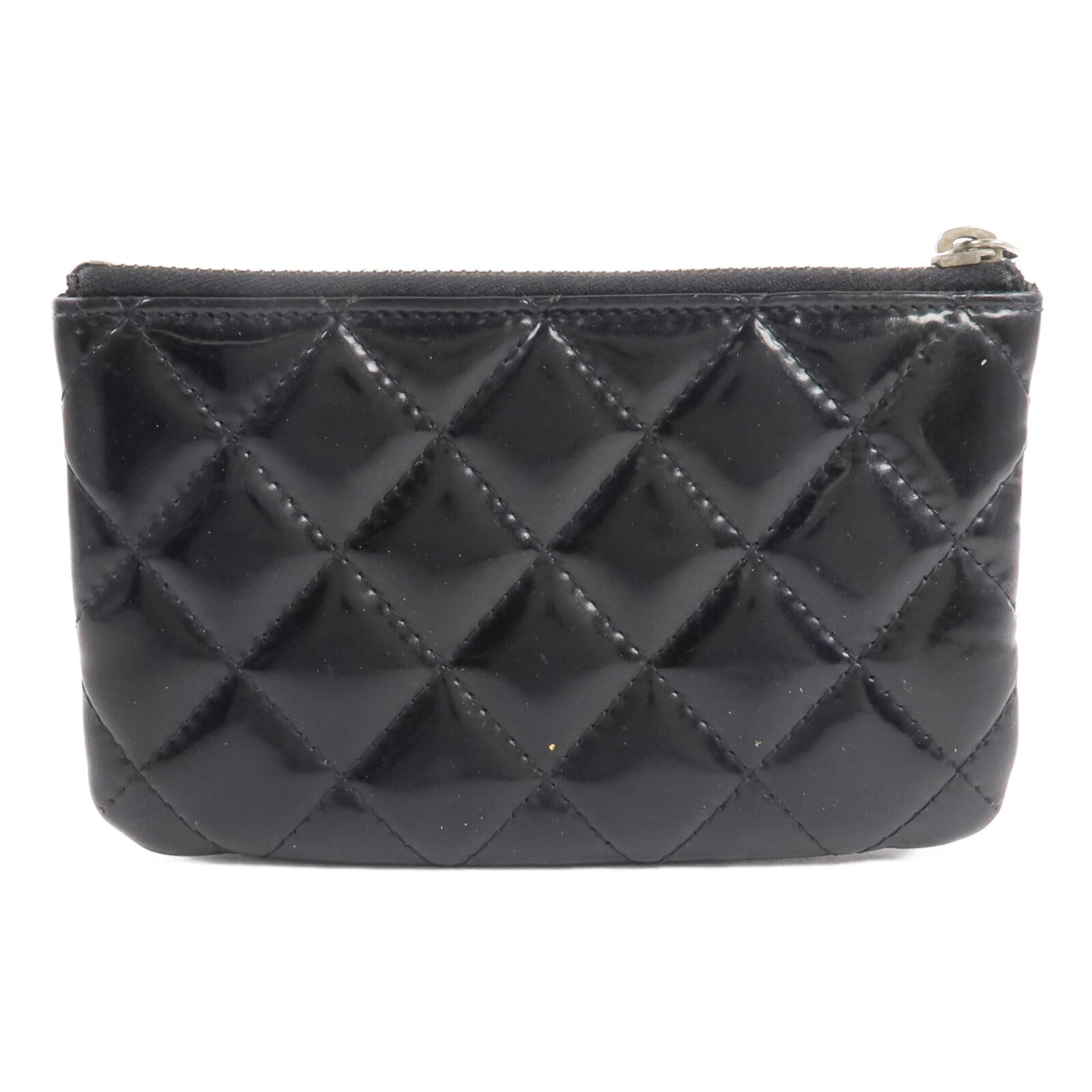 CHANEL 漆皮皮革Classic Mini O Case零錢包/卡片套