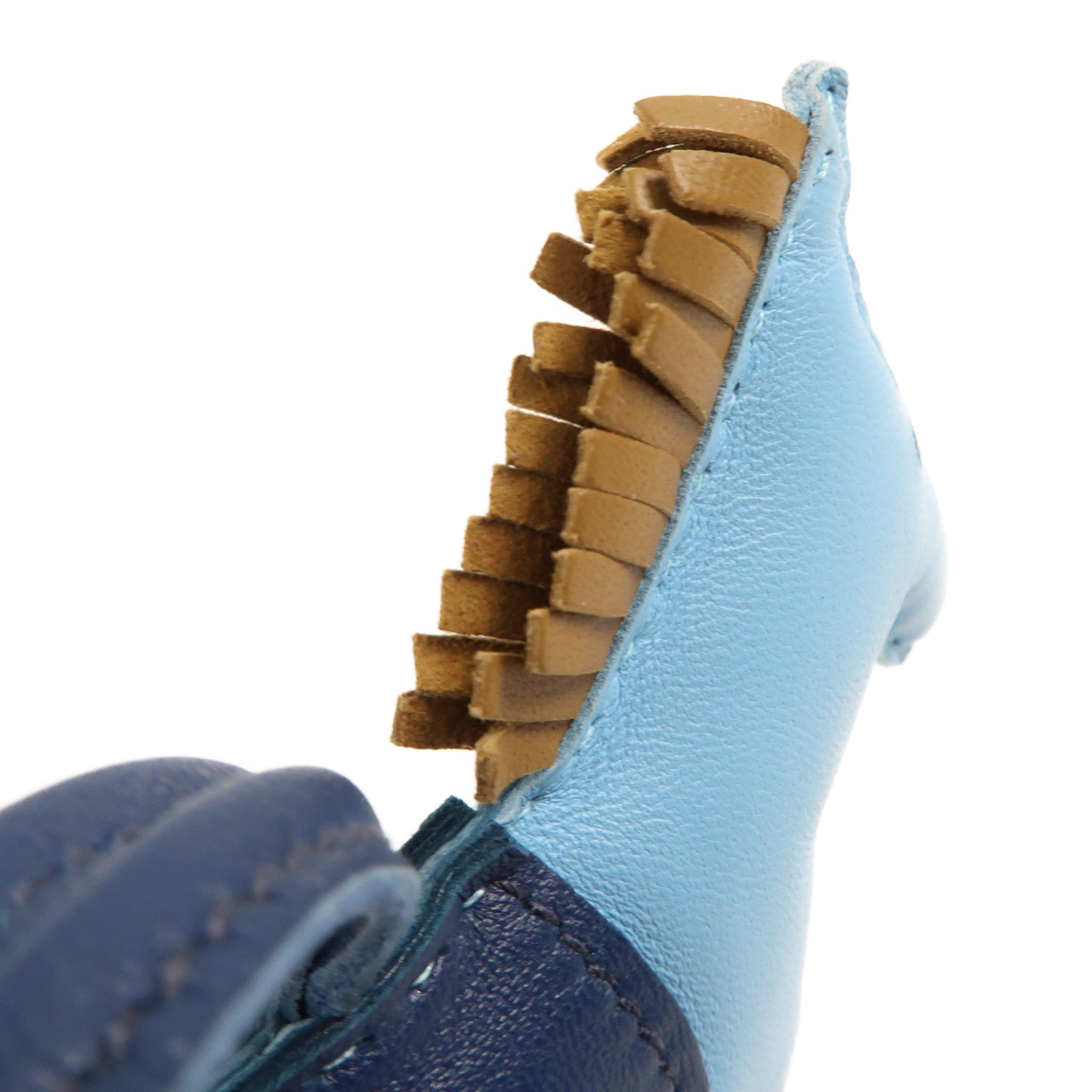 HERMES 【激減優惠】Swift皮革Rodeo MM掛飾藍色