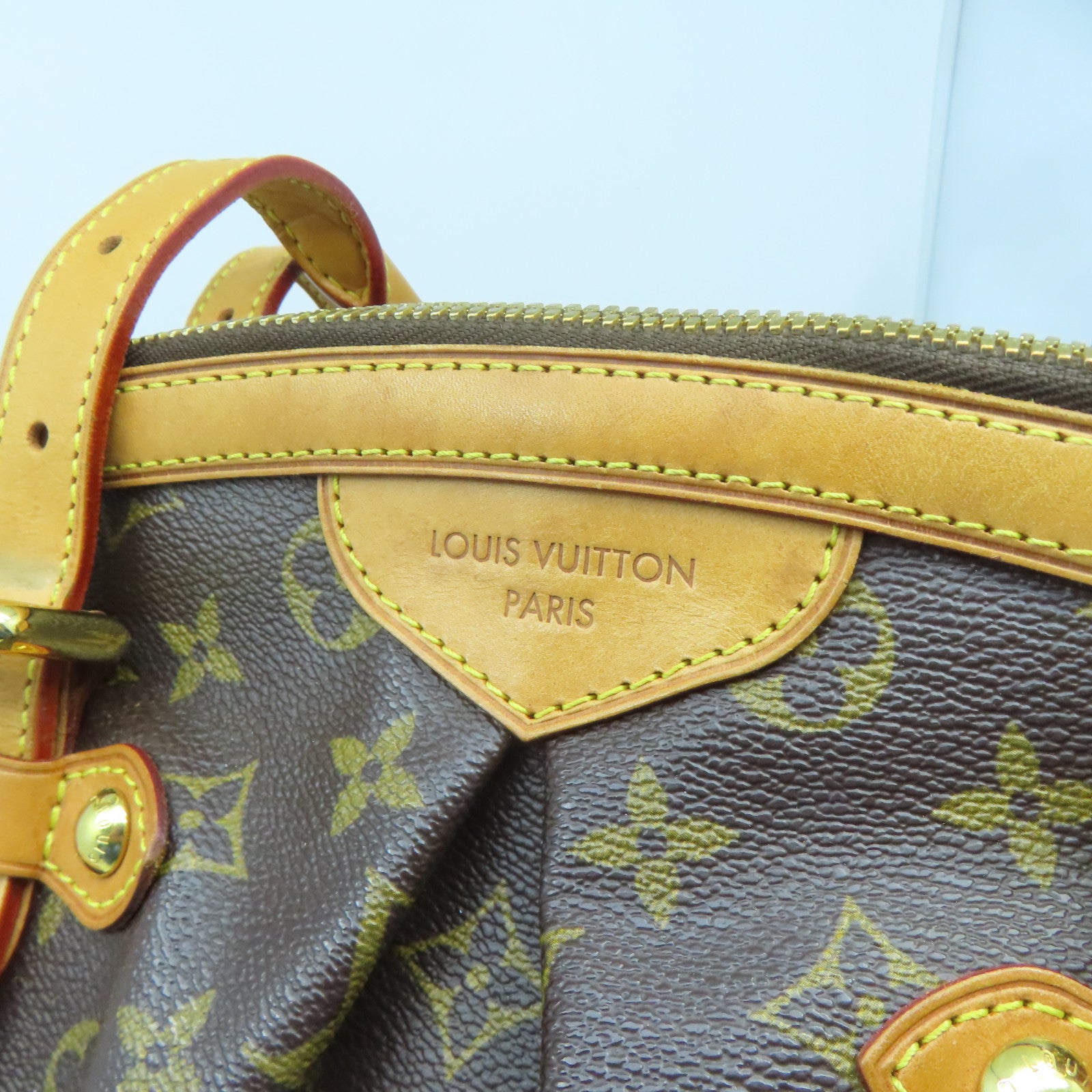 LOUIS VUITTON **【激減優惠】Monogram Tivoli GM金扣肩背袋啡色