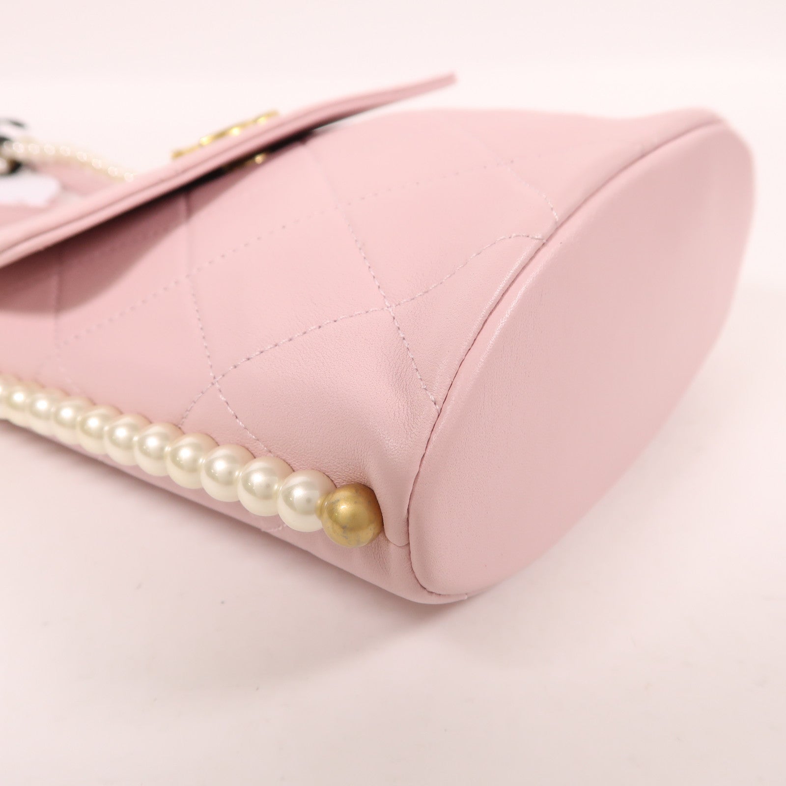 CHANEL 【激減優惠】羊皮皮革Shoulder Bag金扣肩背袋