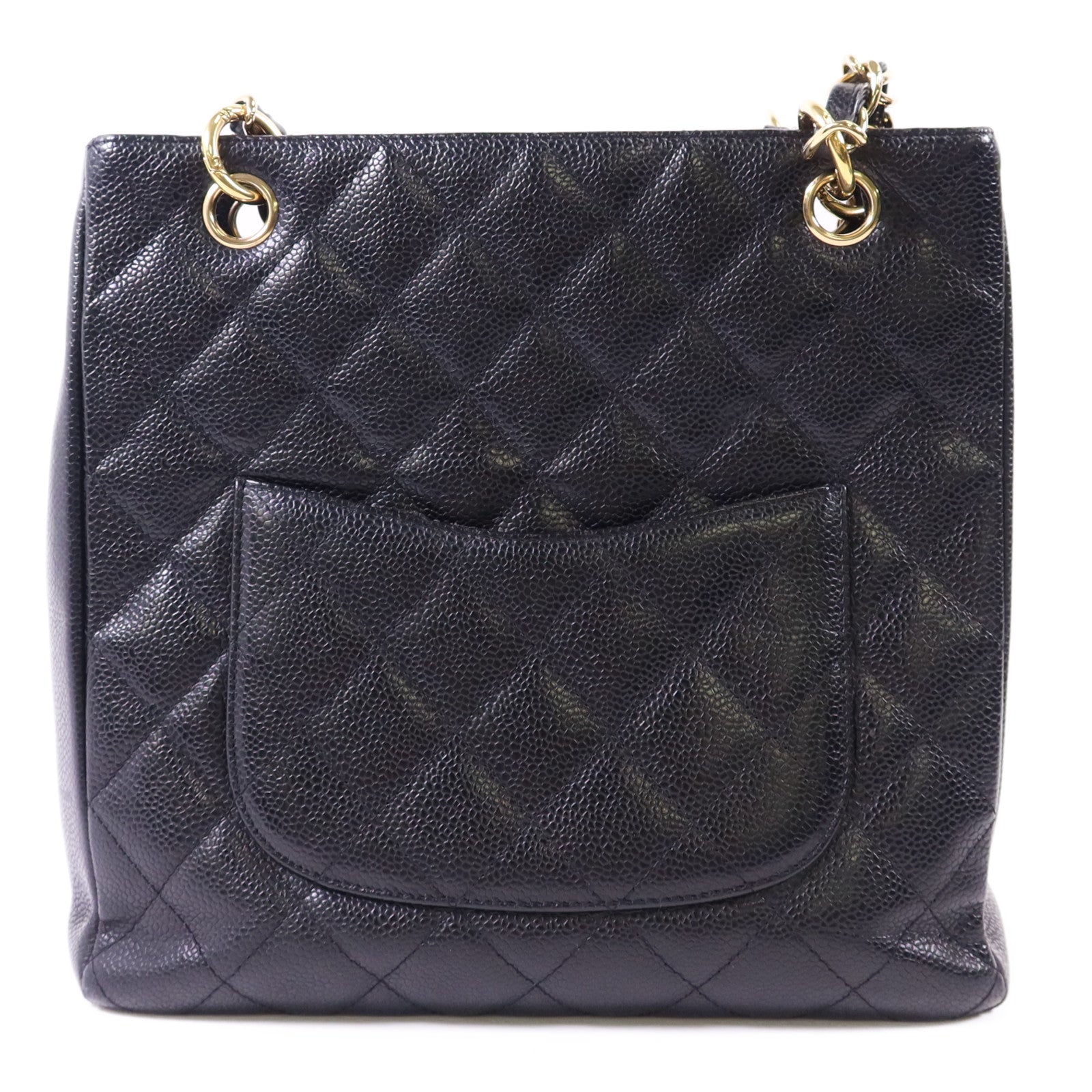 CHANEL 牛皮皮革PST Petit Shopping Tote金扣肩背袋