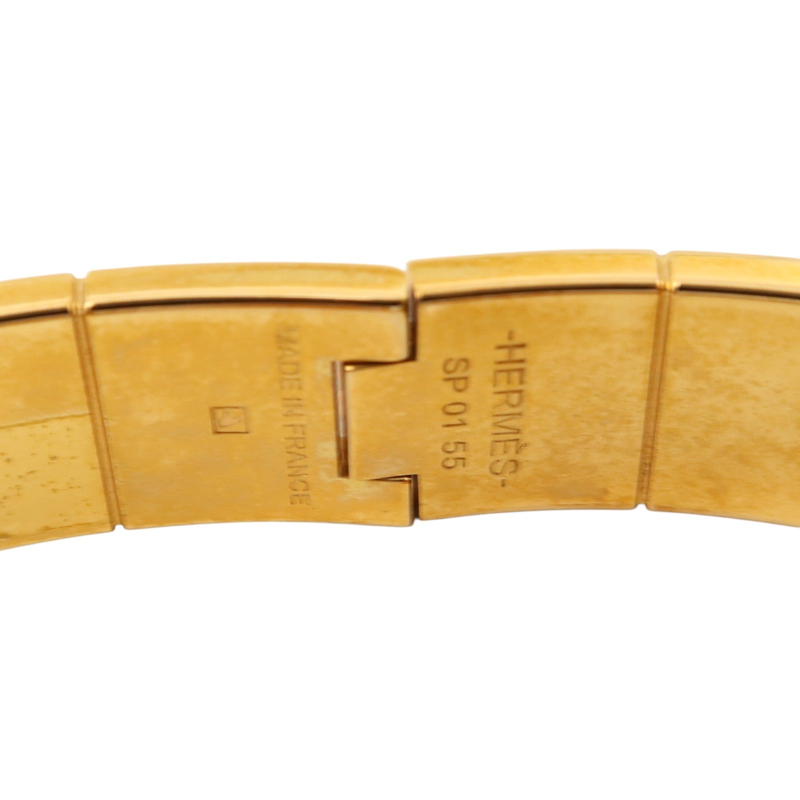 HERMES 金屬/琺瑯Charniere Narrow Bangle手鐲