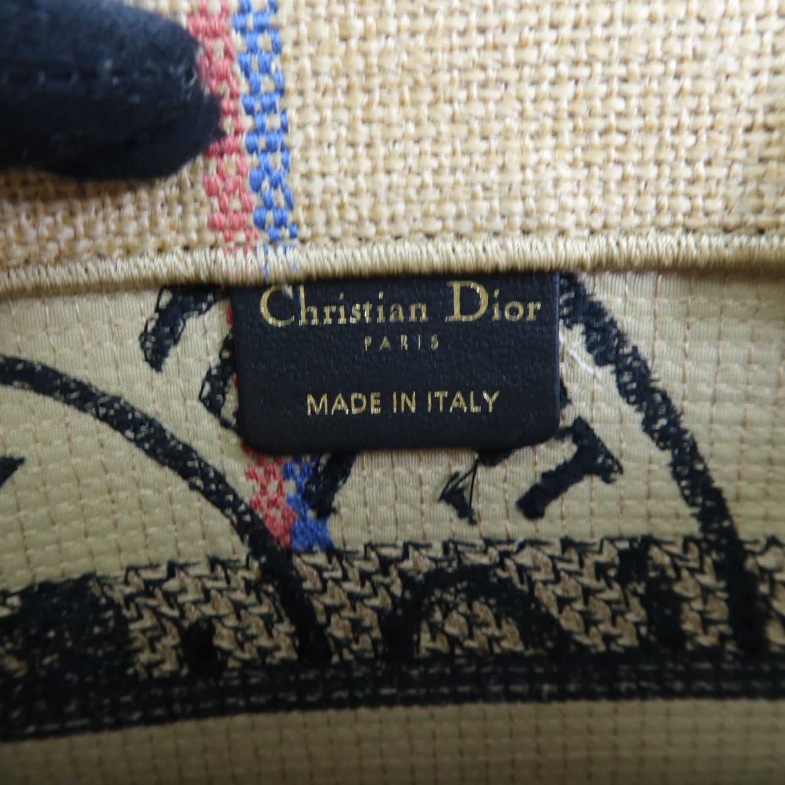Dior Handbag Canvas Brown