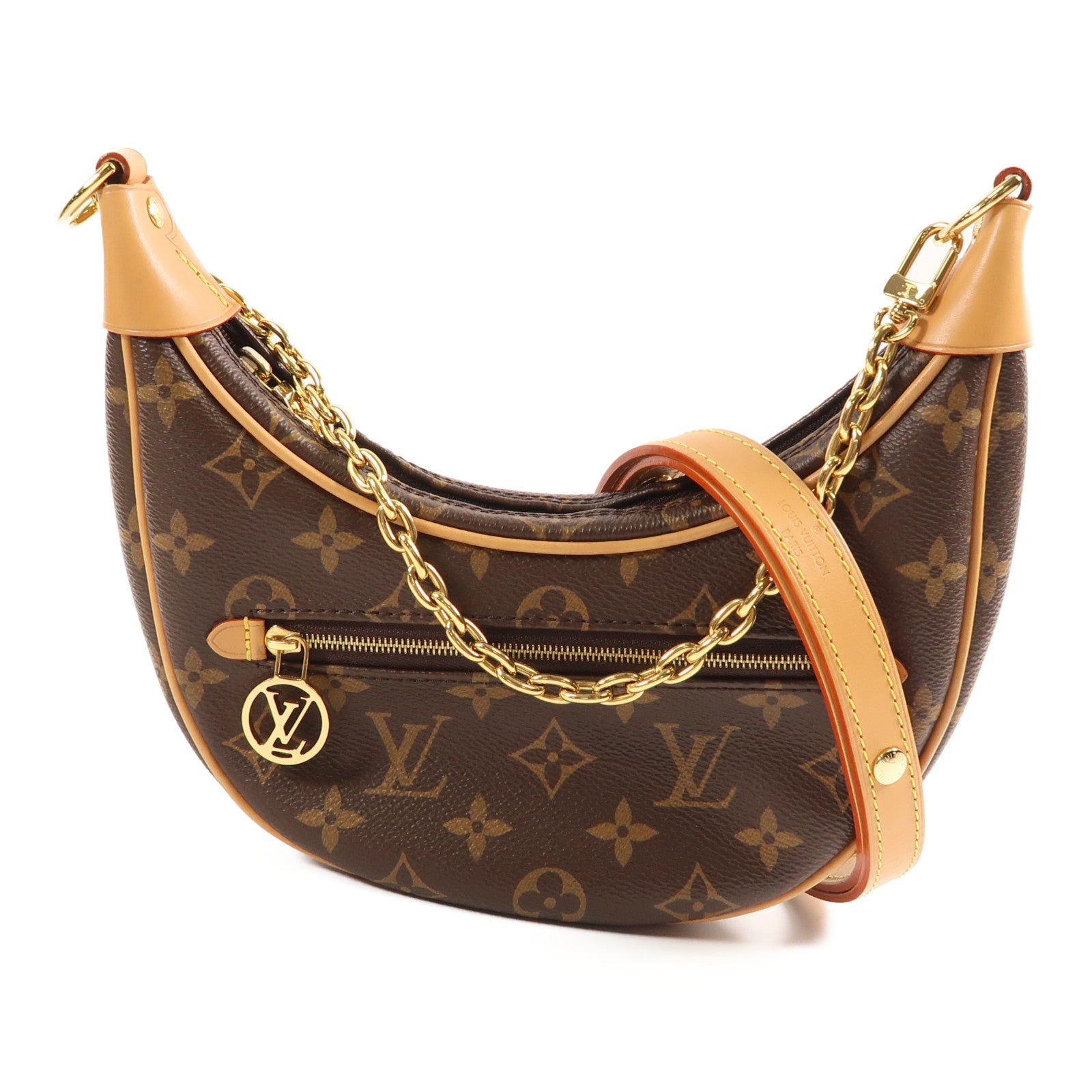 LOUIS VUITTON Monogram Loop金扣肩背袋