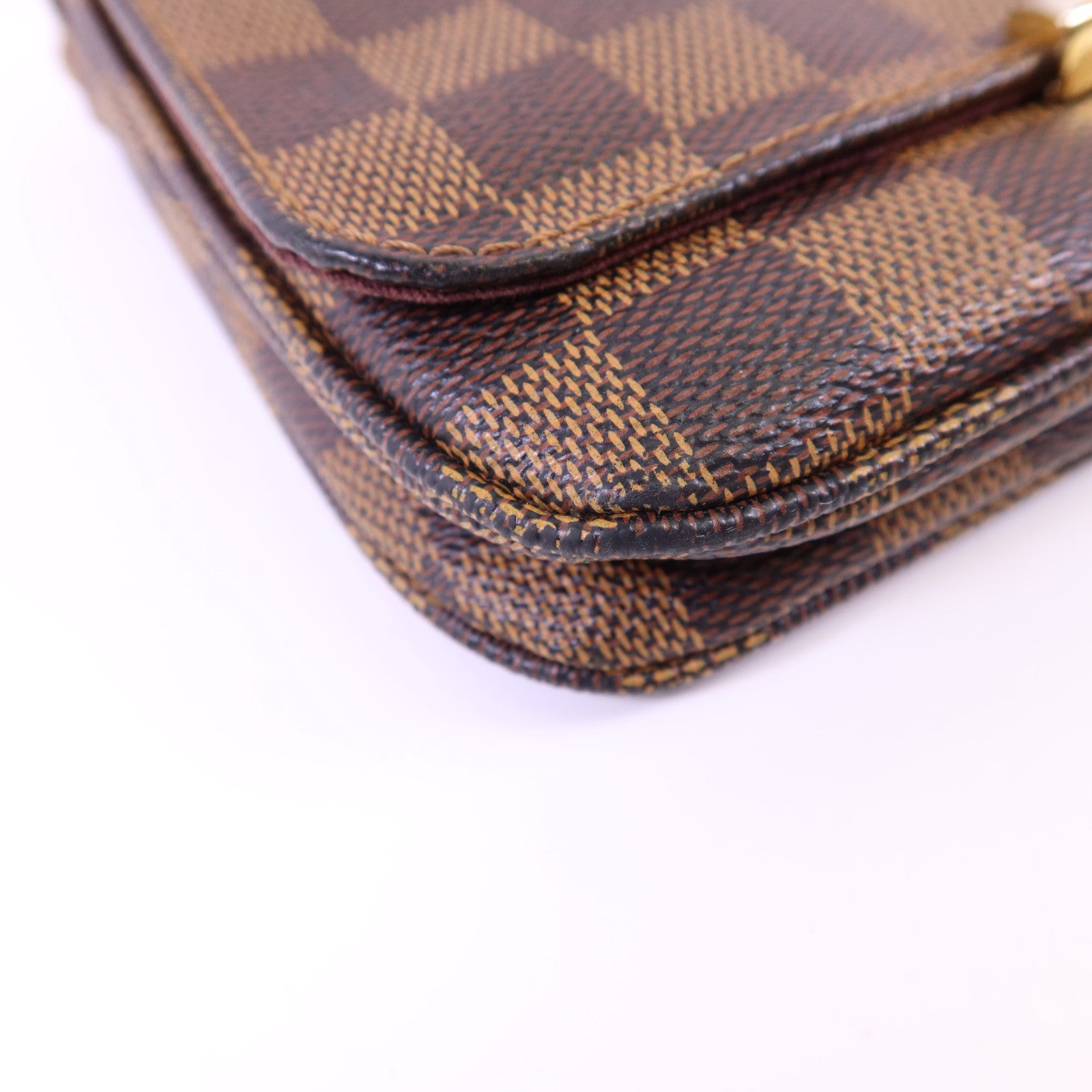 LOUIS VUITTON Damier Hoxton PM金扣肩背袋