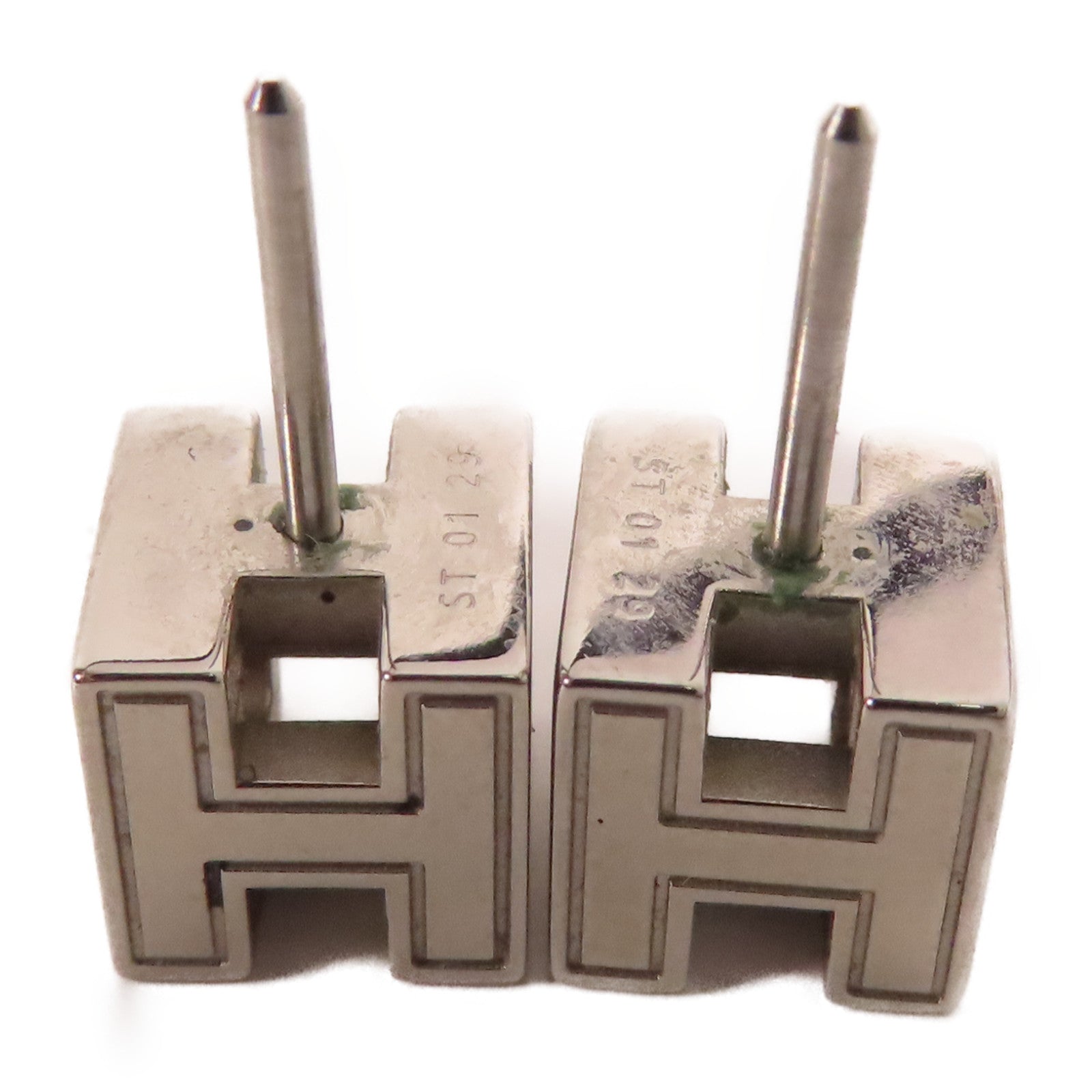 HERMES 金屬H Cube Earrings耳環