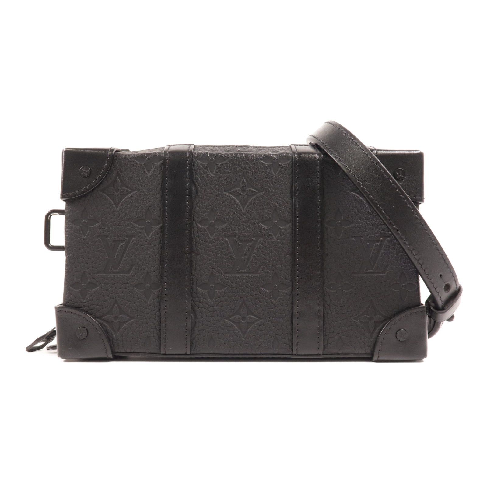 LOUIS VUITTON Monogram Taurillon Soft Trunk肩背袋