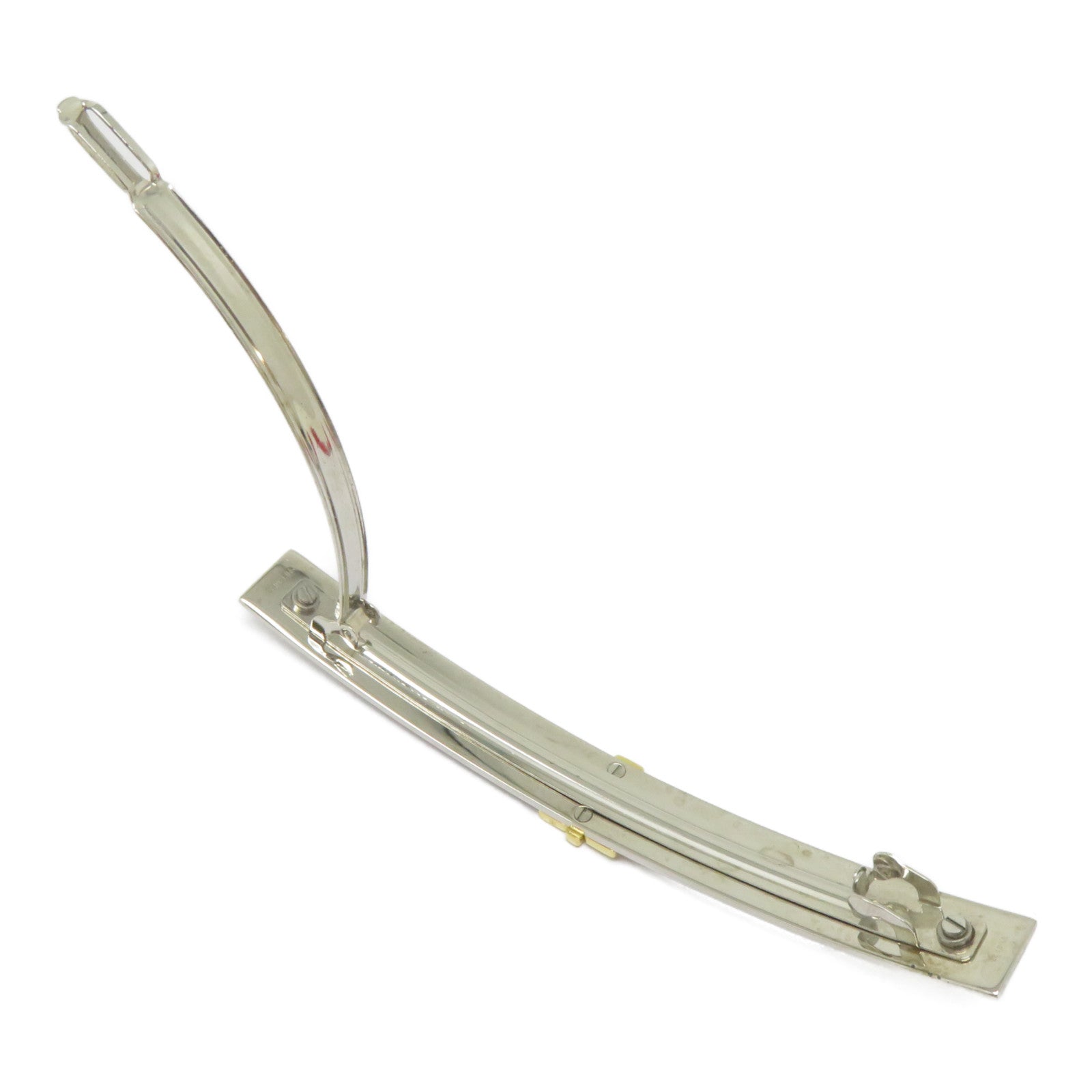 HERMES 金屬Hair Clip髮夾銀色/金色