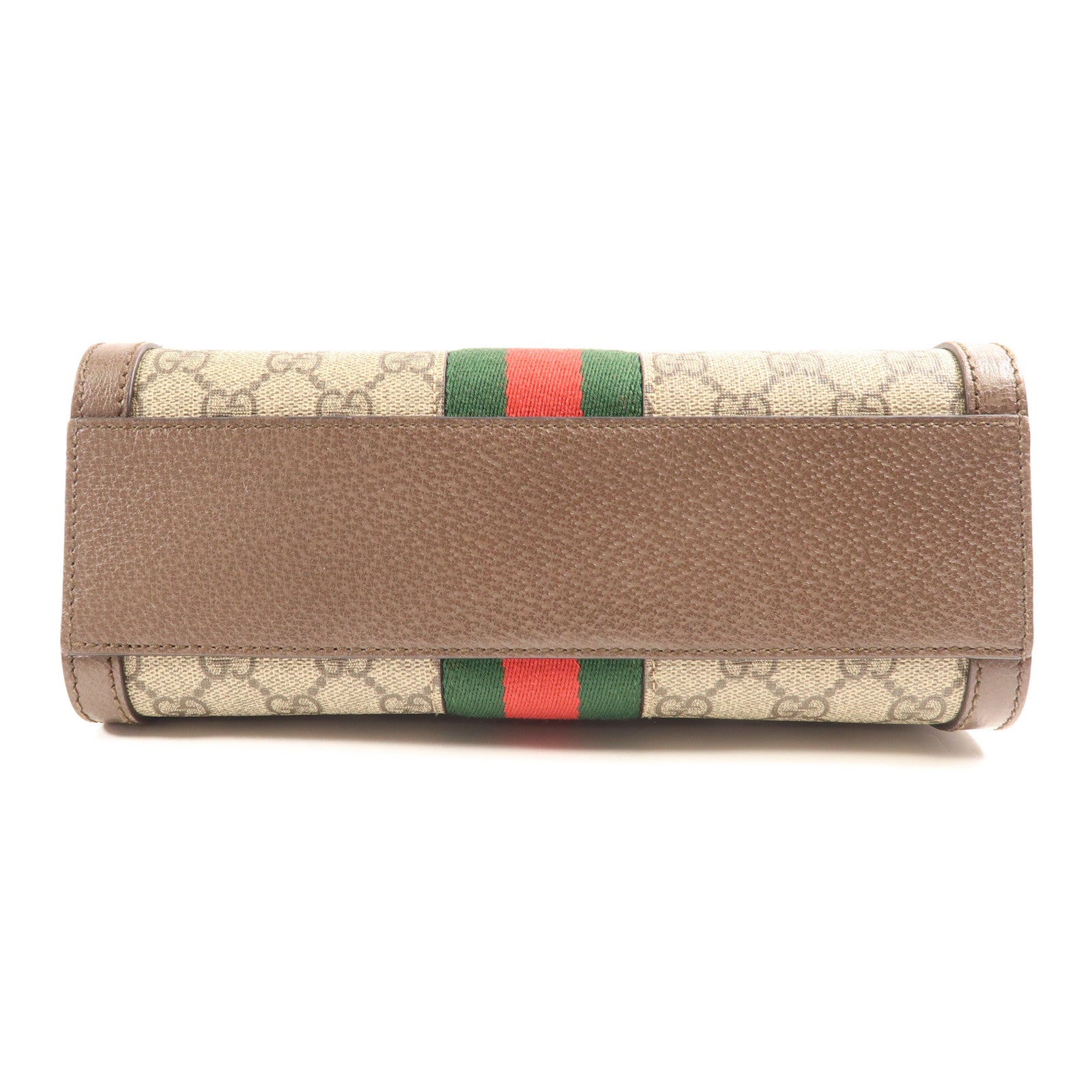 GUCCI GG GHW Ophidia Small Tote 2 Way Shoulder Bag 547551 Coated Canvas Brown