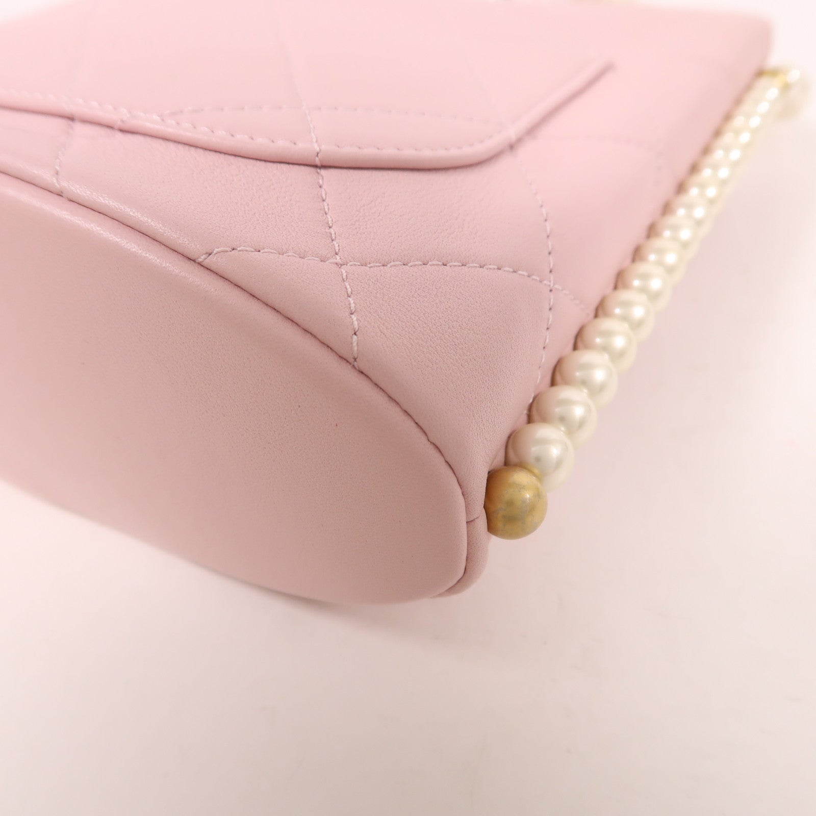 CHANEL 【激減優惠】羊皮皮革Shoulder Bag金扣肩背袋