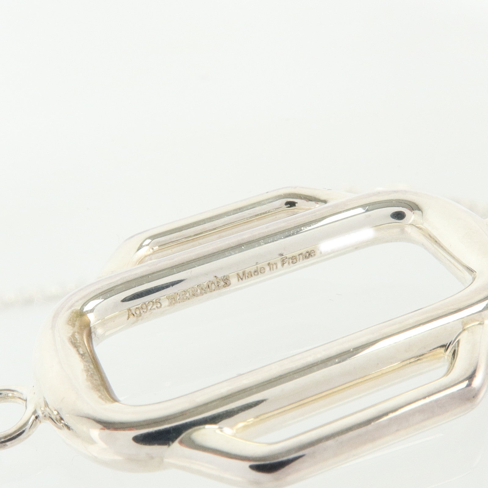 HERMES 925純銀Sautoir Attelage 120 Necklace項鏈