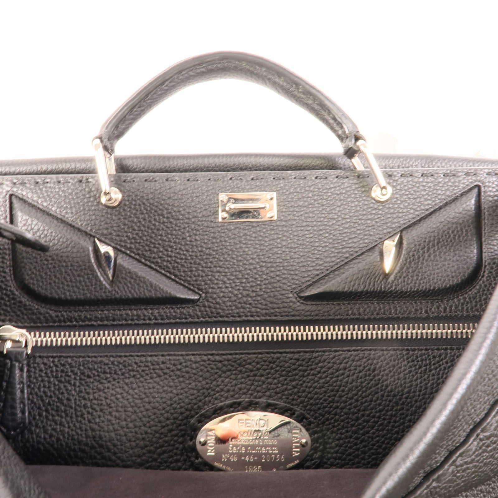 FENDI 牛皮皮革Peekaboo XL手挽肩背兩用袋