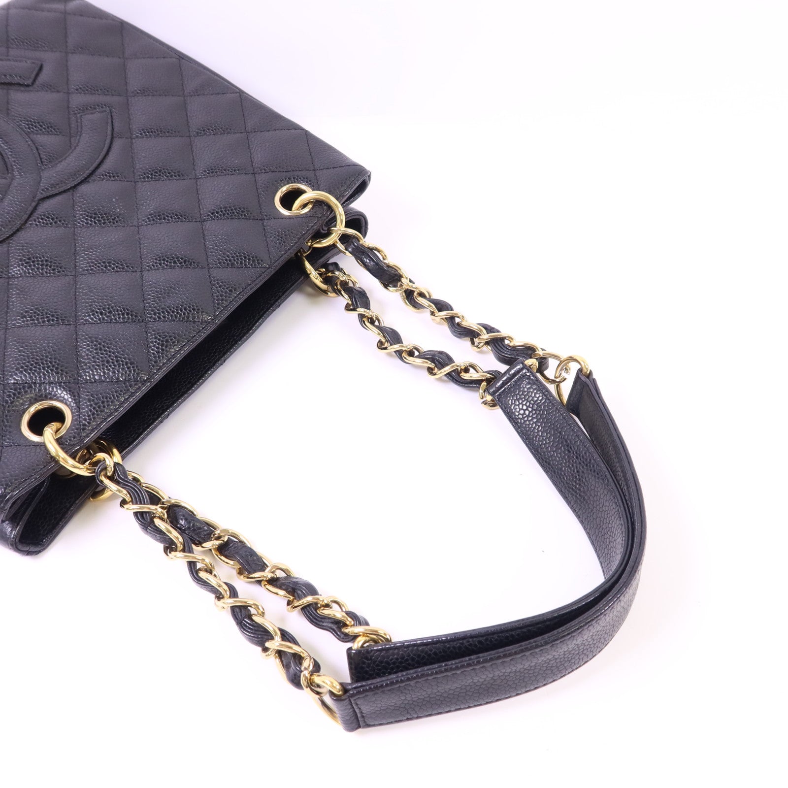 CHANEL 牛皮皮革PST Petit Shopping Tote金扣肩背袋