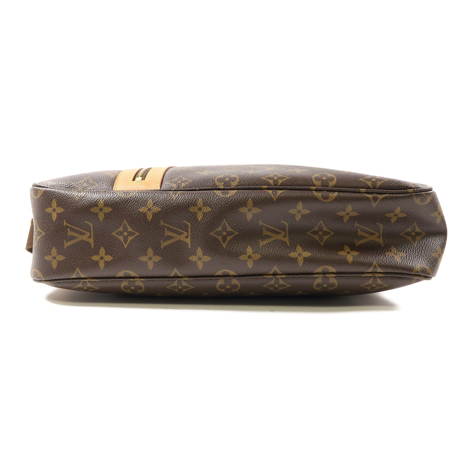 LOUIS VUITTON Monogram Sac Bosphore金扣手挽肩背兩用袋啡色