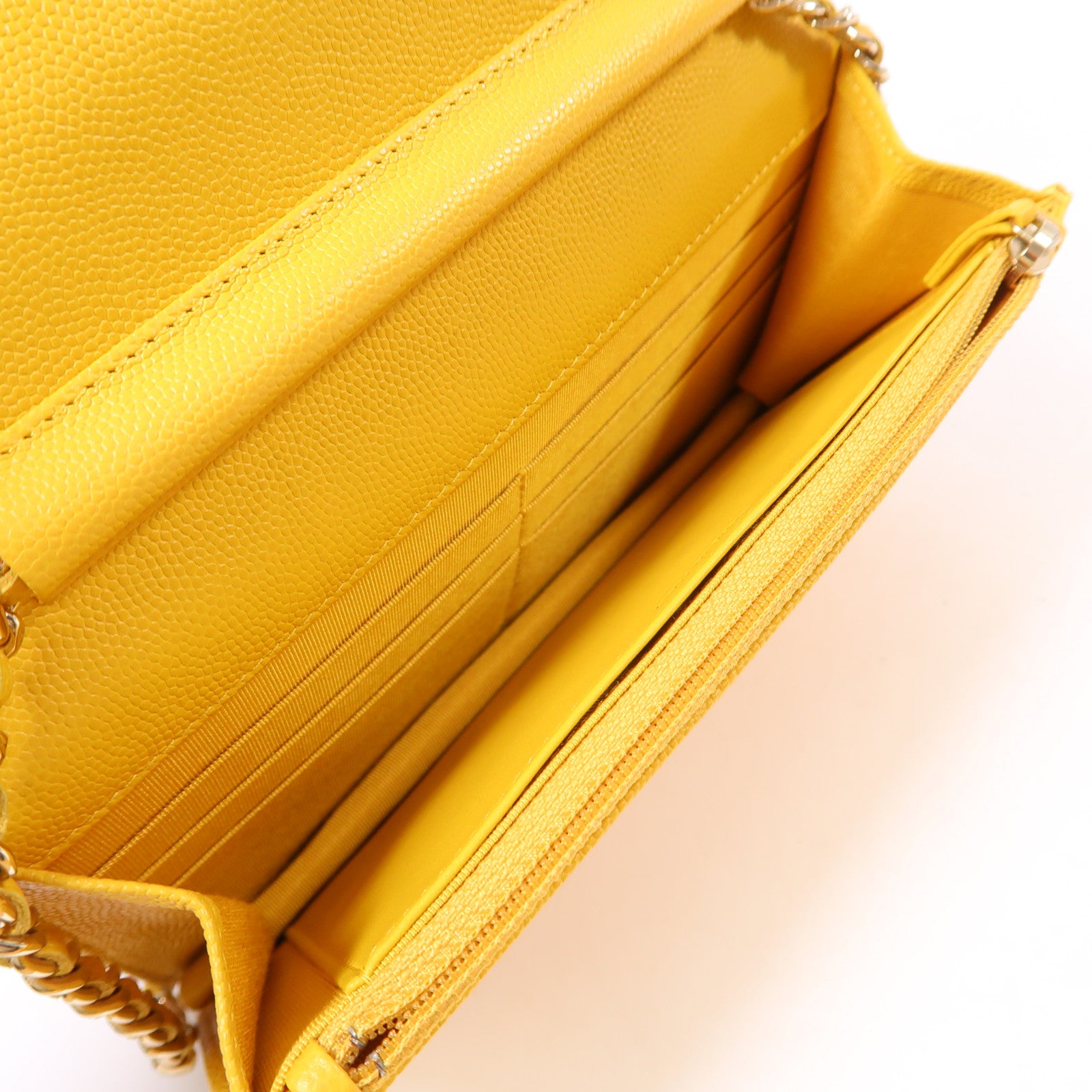 CHANEL 牛皮皮革WOC Wallet On Chain鏈帶肩背袋