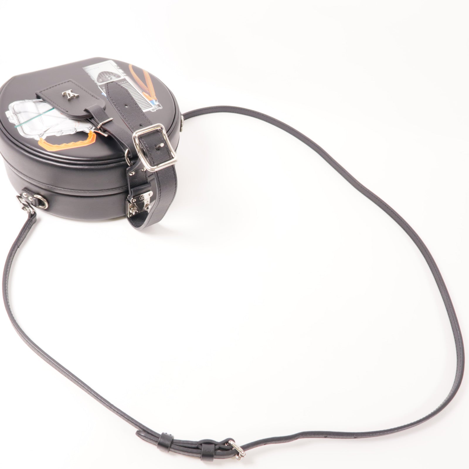 LOUIS VUITTON 【激減優惠】牛皮皮革Boite Chapeau銀扣手挽肩背兩用袋