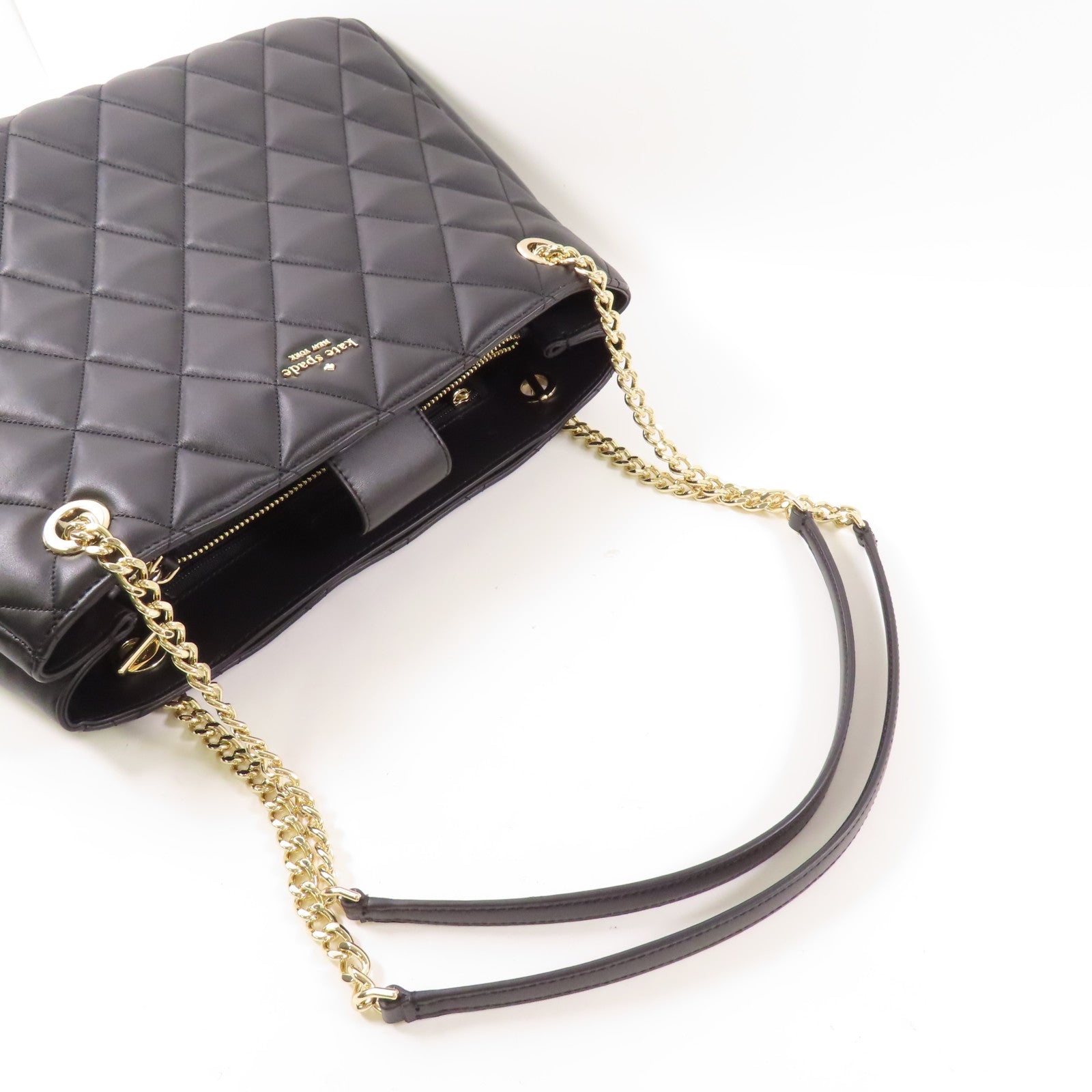 Kate Spade 【激減優惠】皮革2 Way Shoulder Bag金扣鏈帶肩背袋