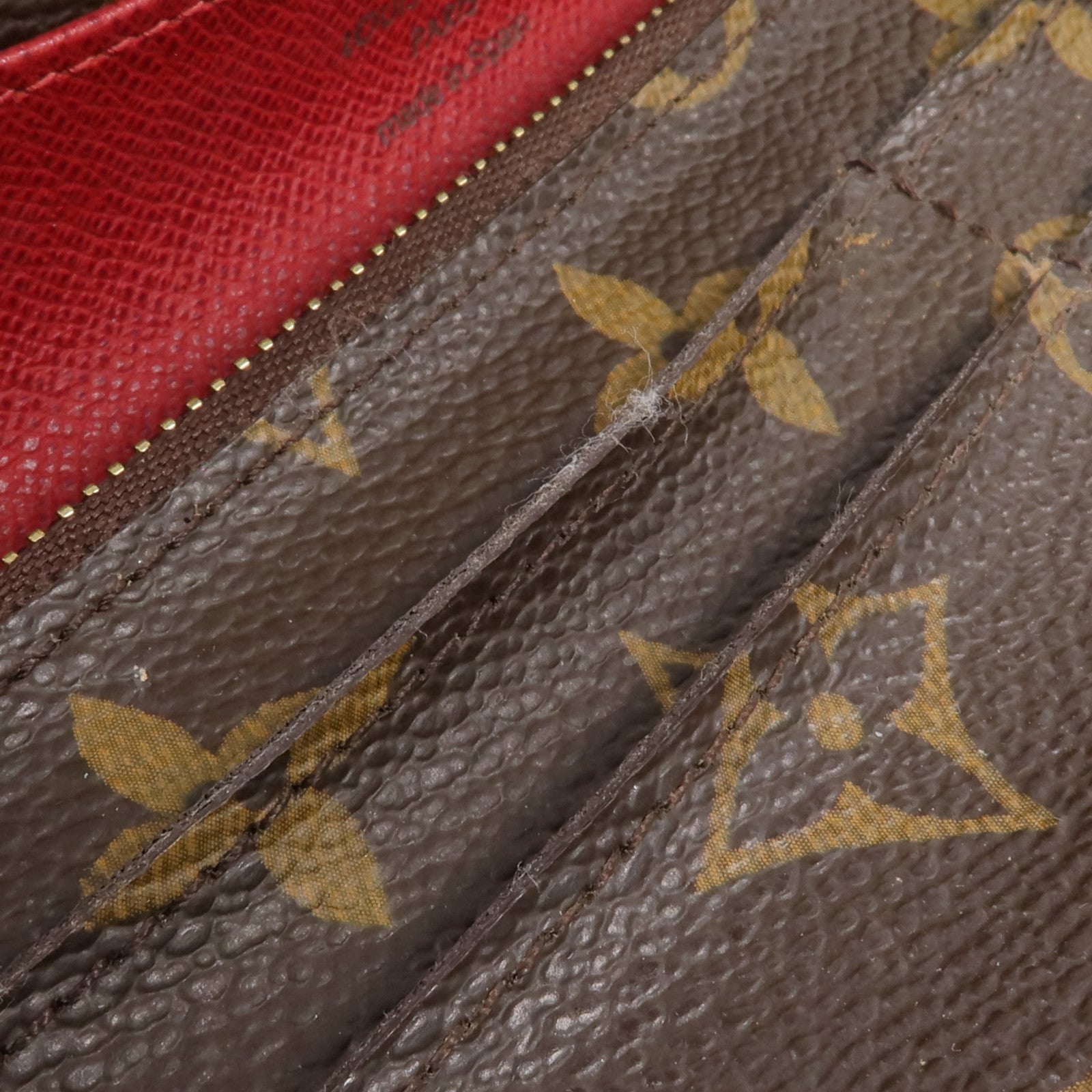 LOUIS VUITTON Monogram Emilie Long Wallet金扣長錢包