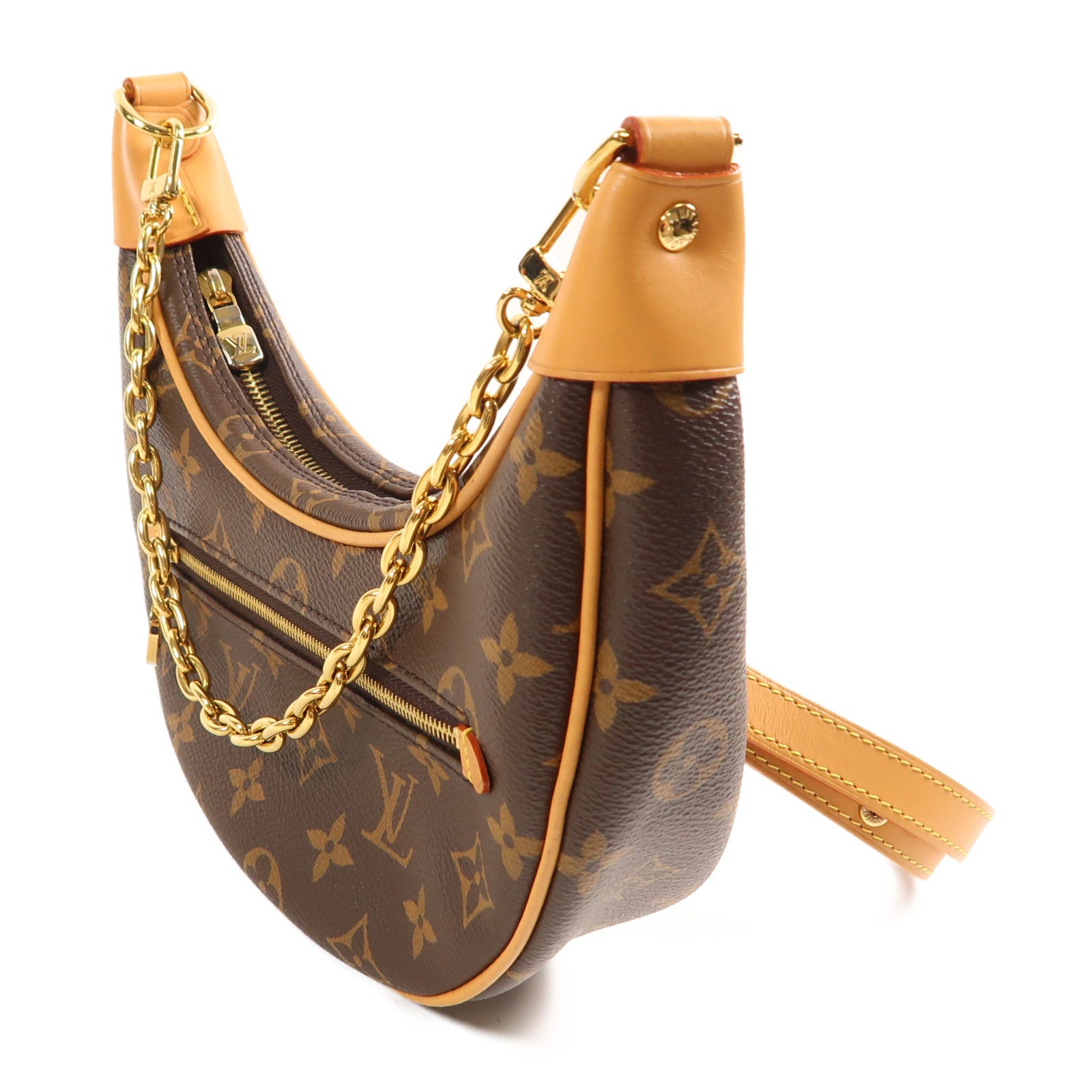 LOUIS VUITTON Monogram Loop金扣肩背袋