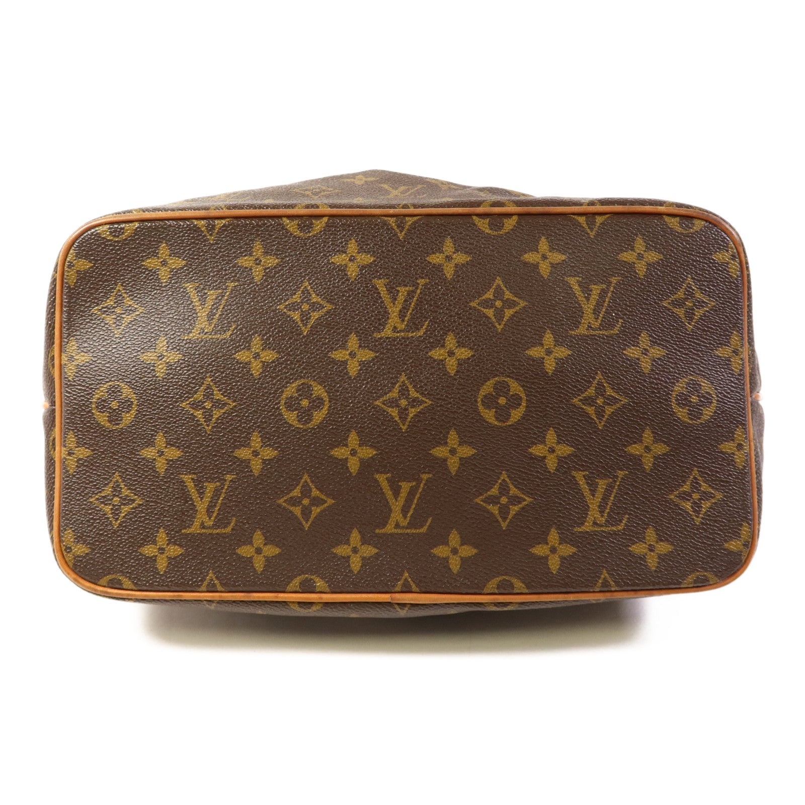 LOUIS VUITTON Monogram Palermo PM金扣手挽肩背兩用袋棕色