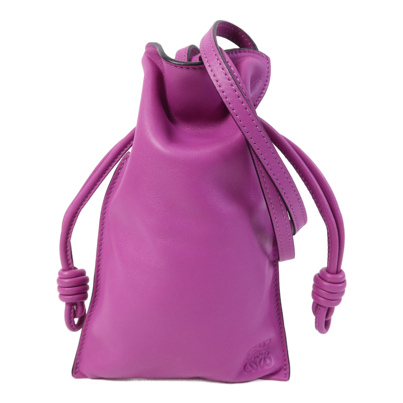 LOEWE 羊皮皮革Flamenco Pocket Bag肩背袋