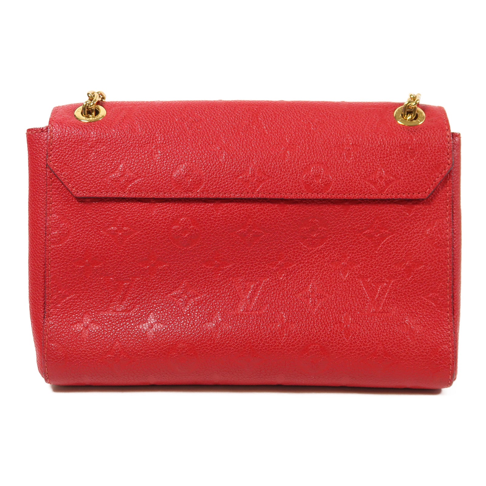 LOUIS VUITTON LV GHW Vavin Shoulder Bag M44554 Monogram Empreinte Red