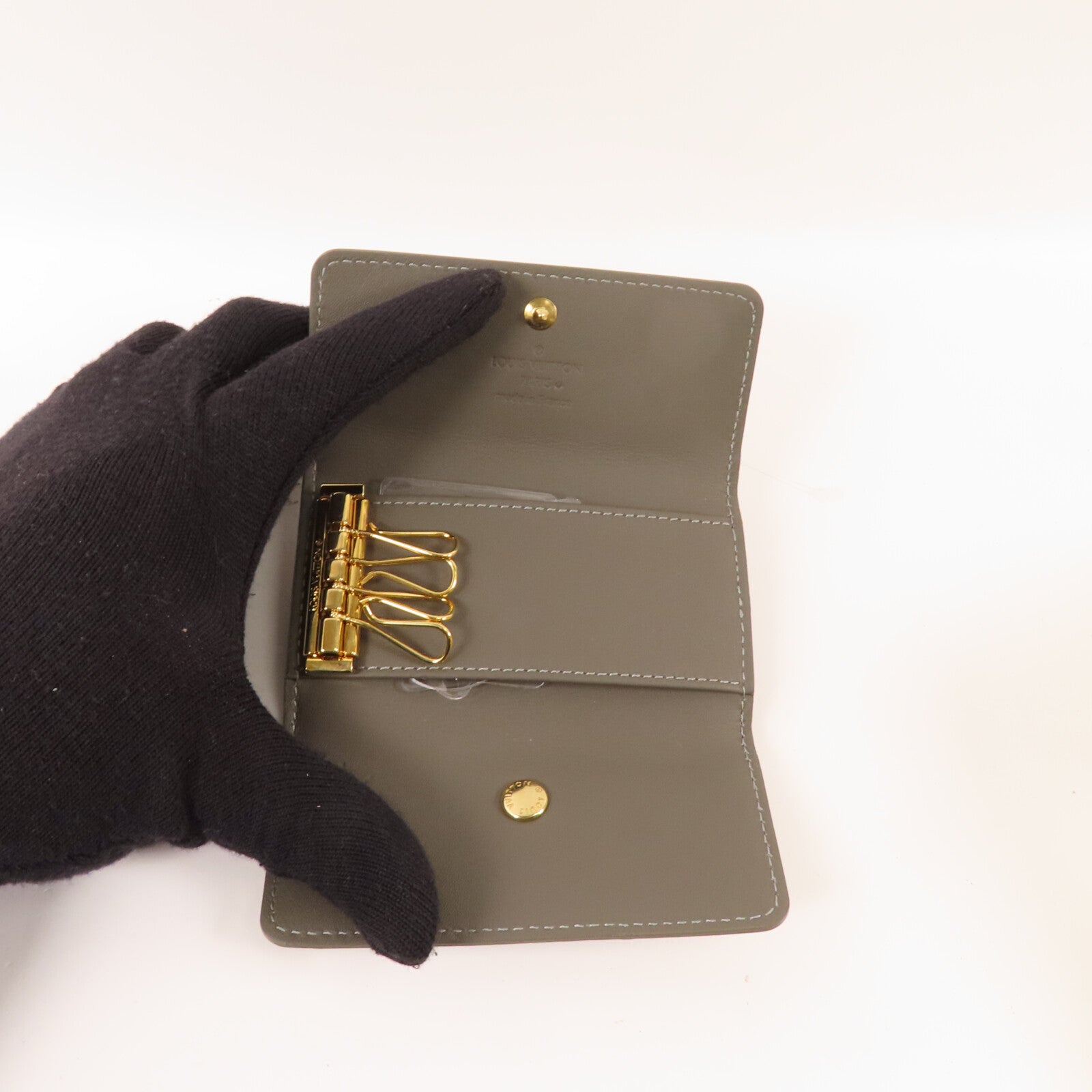 LOUIS VUITTON Monogram Vernis 4Key Holder金扣鎖匙包
