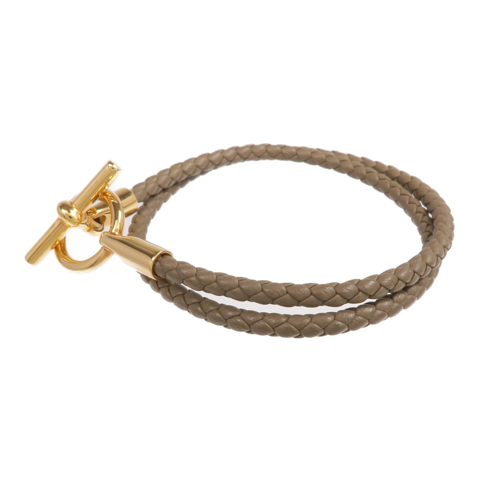HERMES Swift皮革Glenan Double Tour Bracelet手鏈