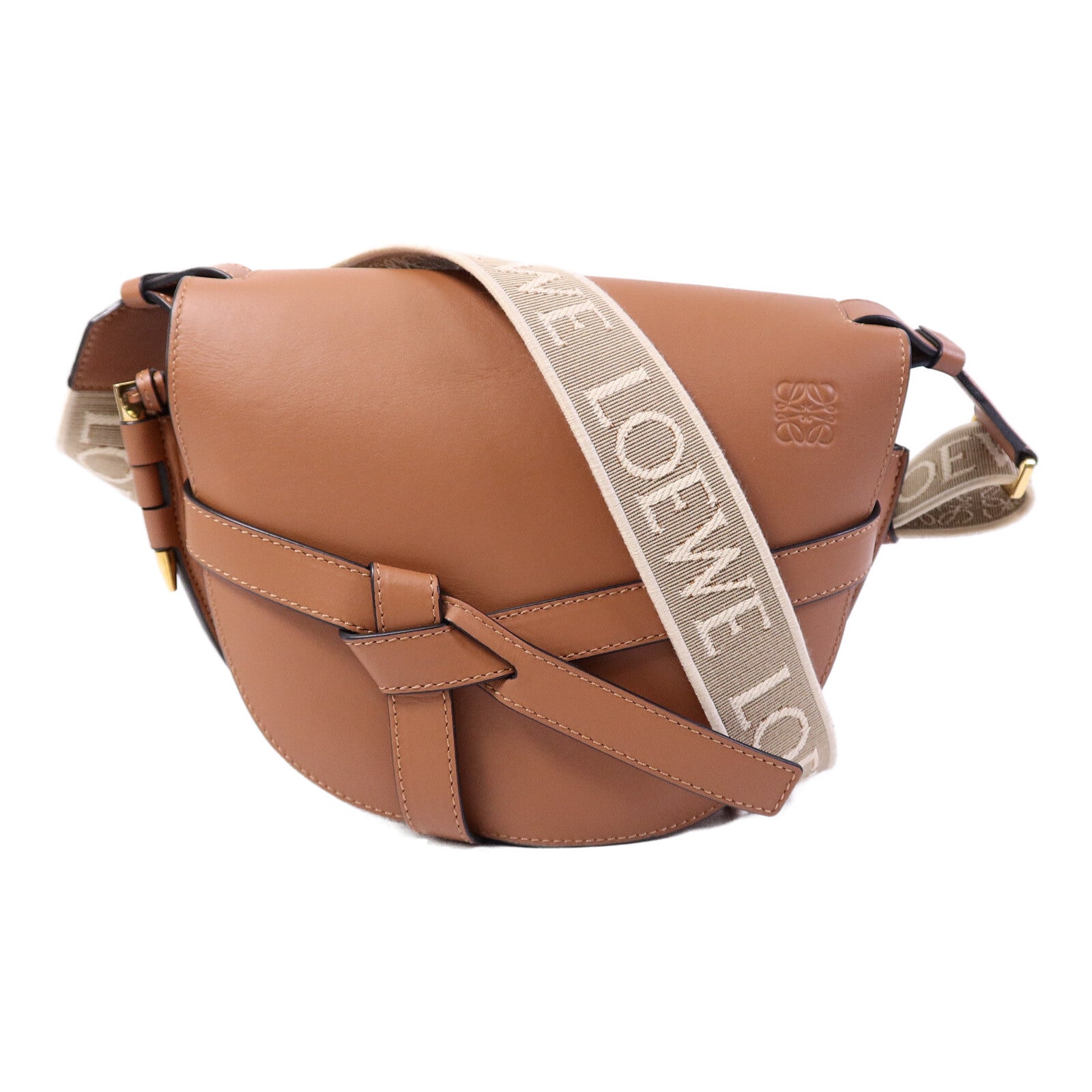 LOEWE 牛皮皮革Gate Dual肩背袋