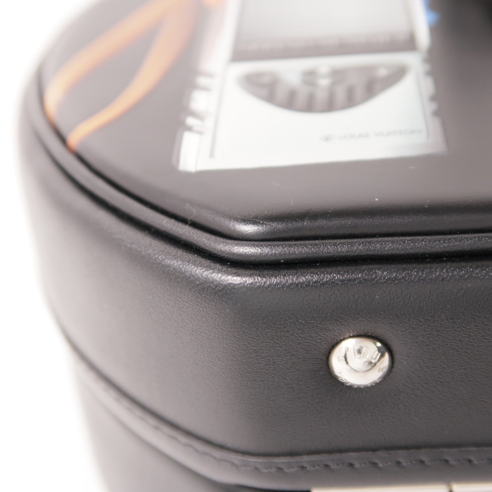 LOUIS VUITTON LV SHW Boite Chapeau 2 Way Bag M43659 Calfskin Leather Black