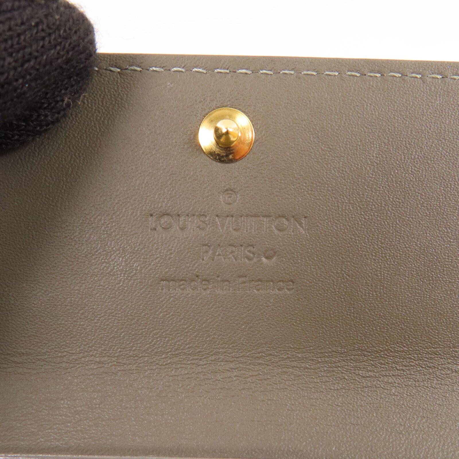 LOUIS VUITTON Monogram Vernis 4Key Holder金扣鎖匙包