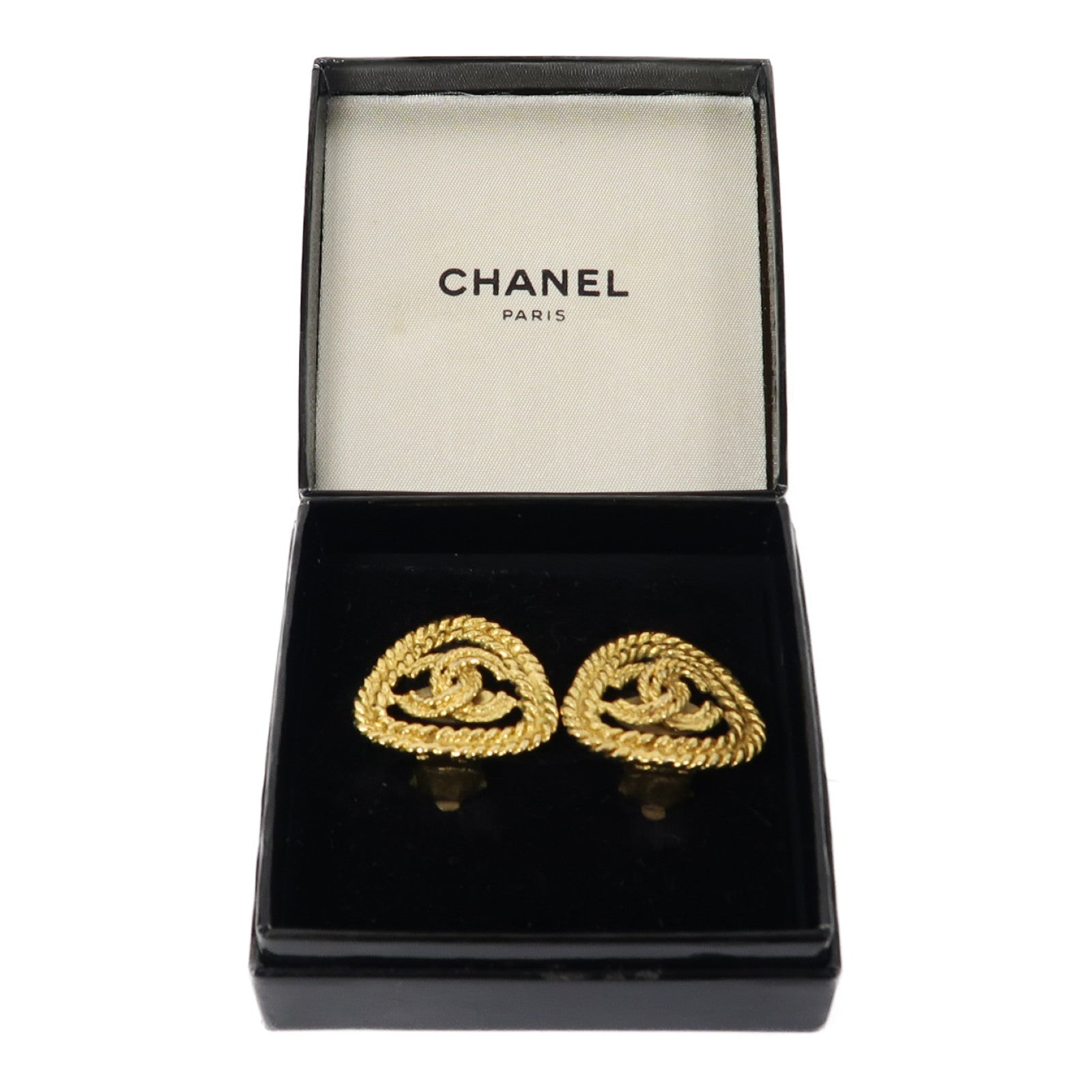 CHANEL 金屬Earrings耳環金色