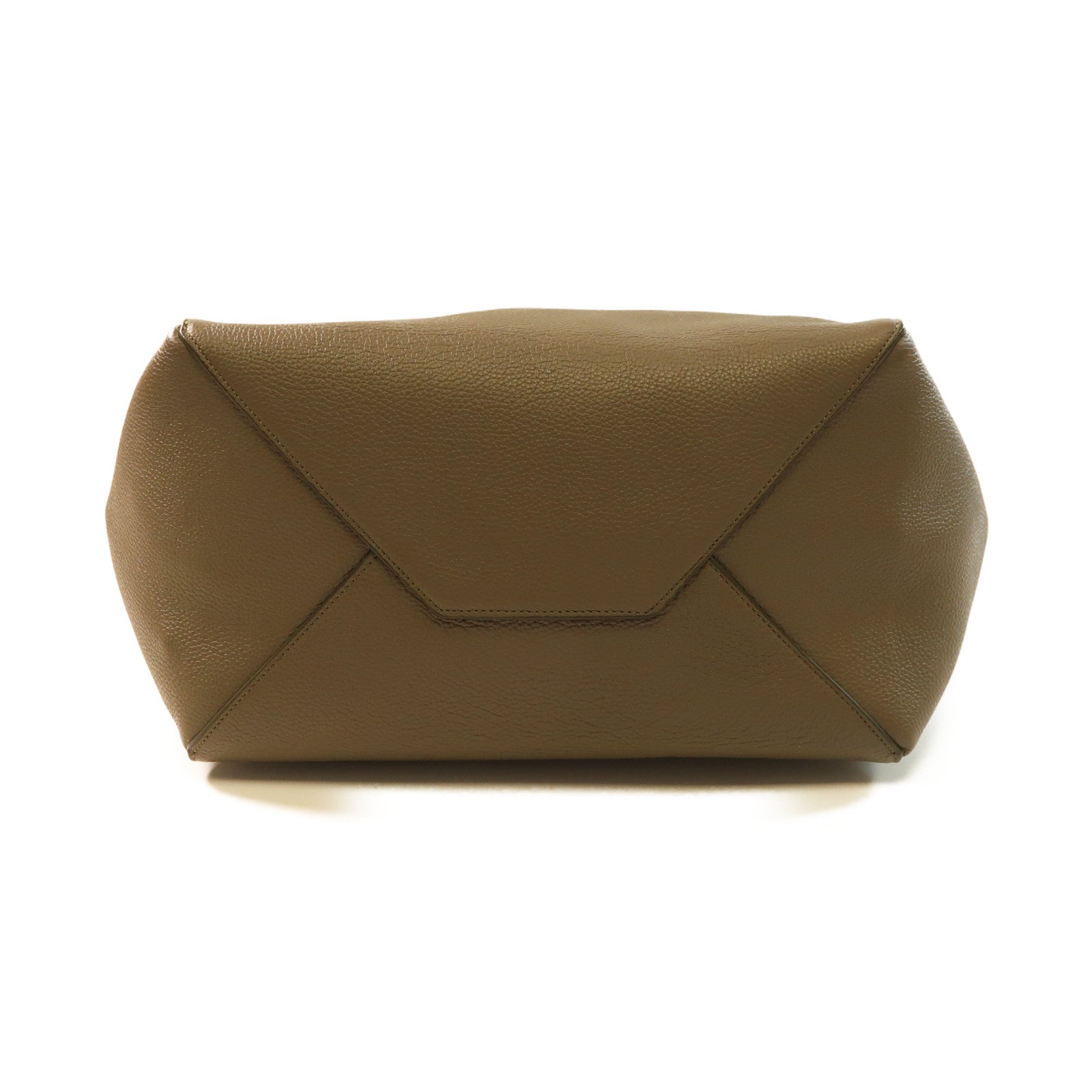CELINE 牛皮皮革Tote Bag金扣手挽袋灰色