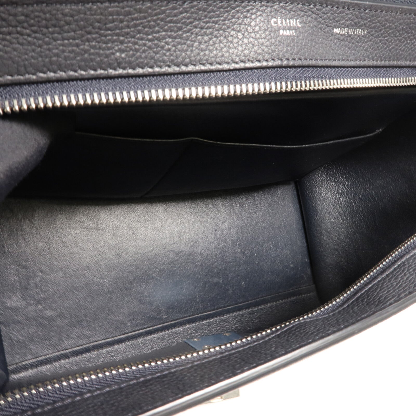 CELINE 牛皮皮革/漆皮皮革Small Trapeze手挽肩背兩用袋