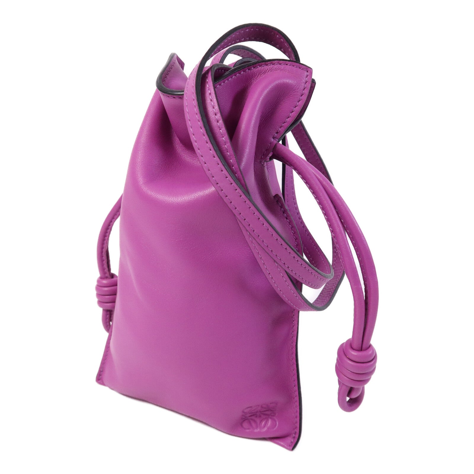LOEWE 羊皮皮革Flamenco Pocket Bag肩背袋