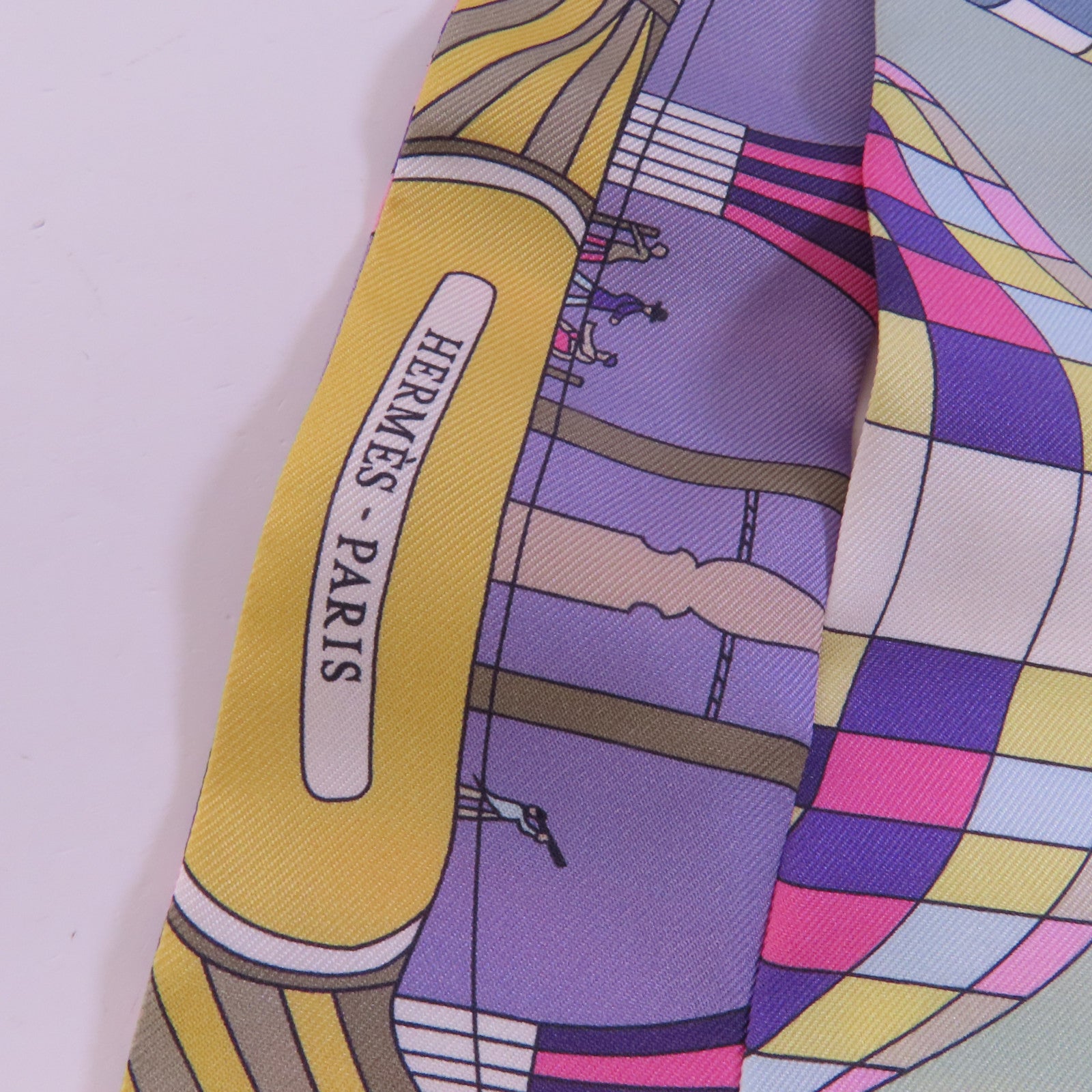 HERMES 絲質Twilly絲巾