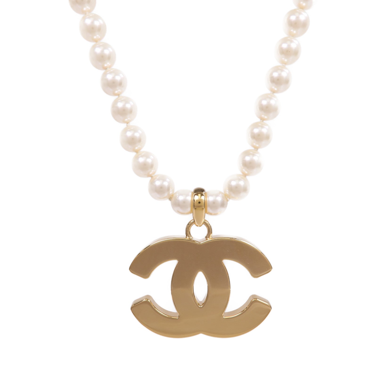 CHANEL 金屬Necklace金扣項鍊