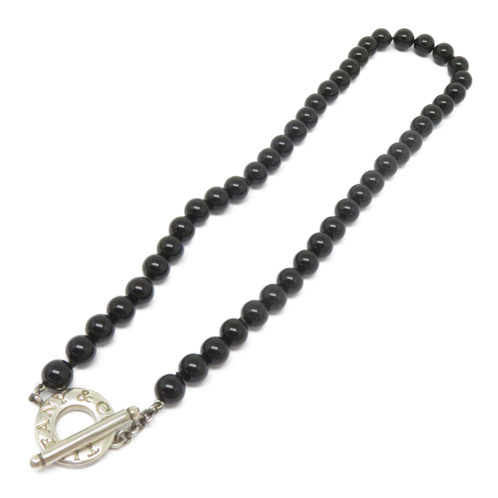 TIFFANY＆CO 925純銀Necklace項鍊黑色