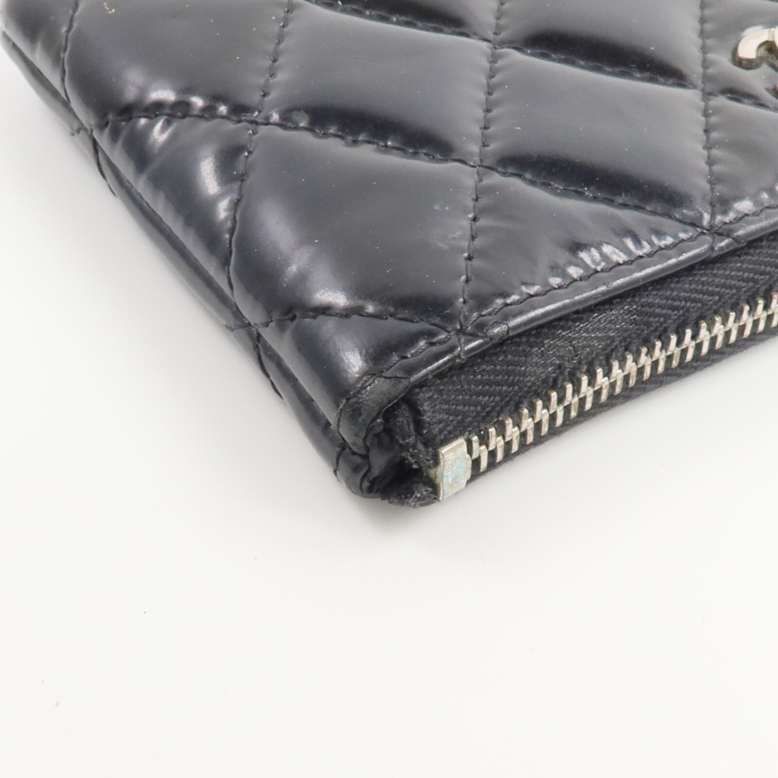 CHANEL 漆皮皮革Classic Mini O Case零錢包/卡片套