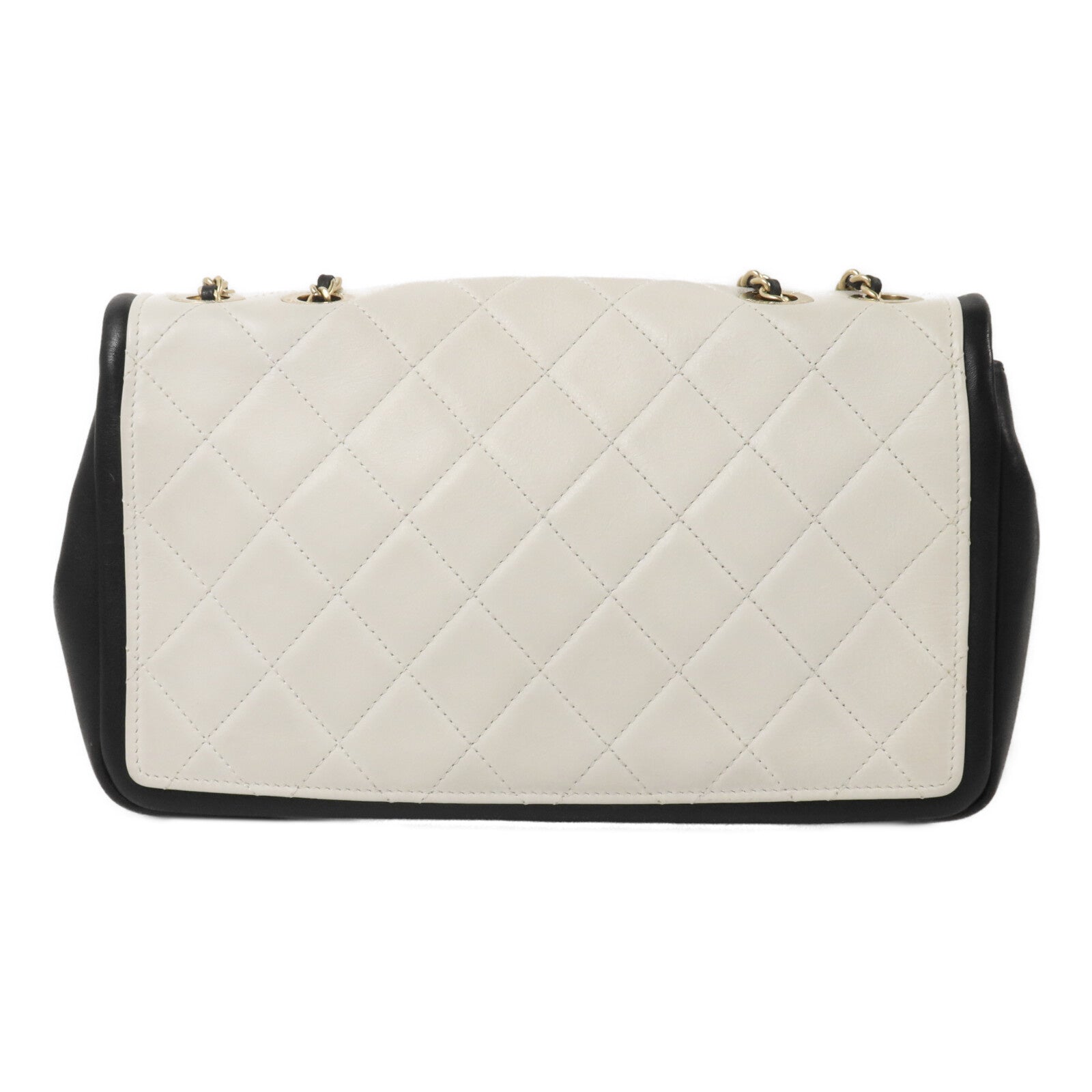 CHANEL 牛皮皮革Flap Bag鏈帶肩背袋
