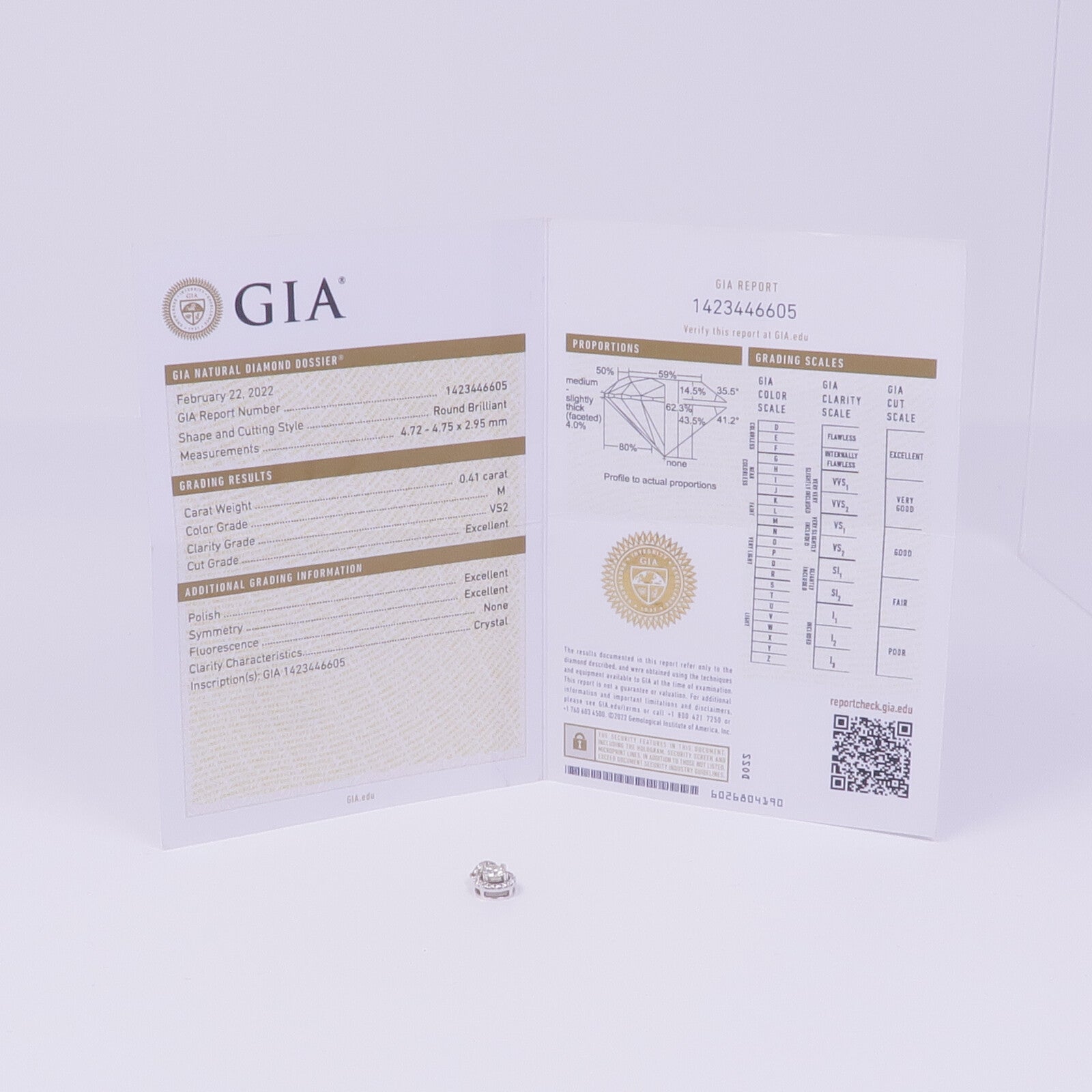 JEWELRY 18K白金Diamond Pendant Top鑽石吊墜