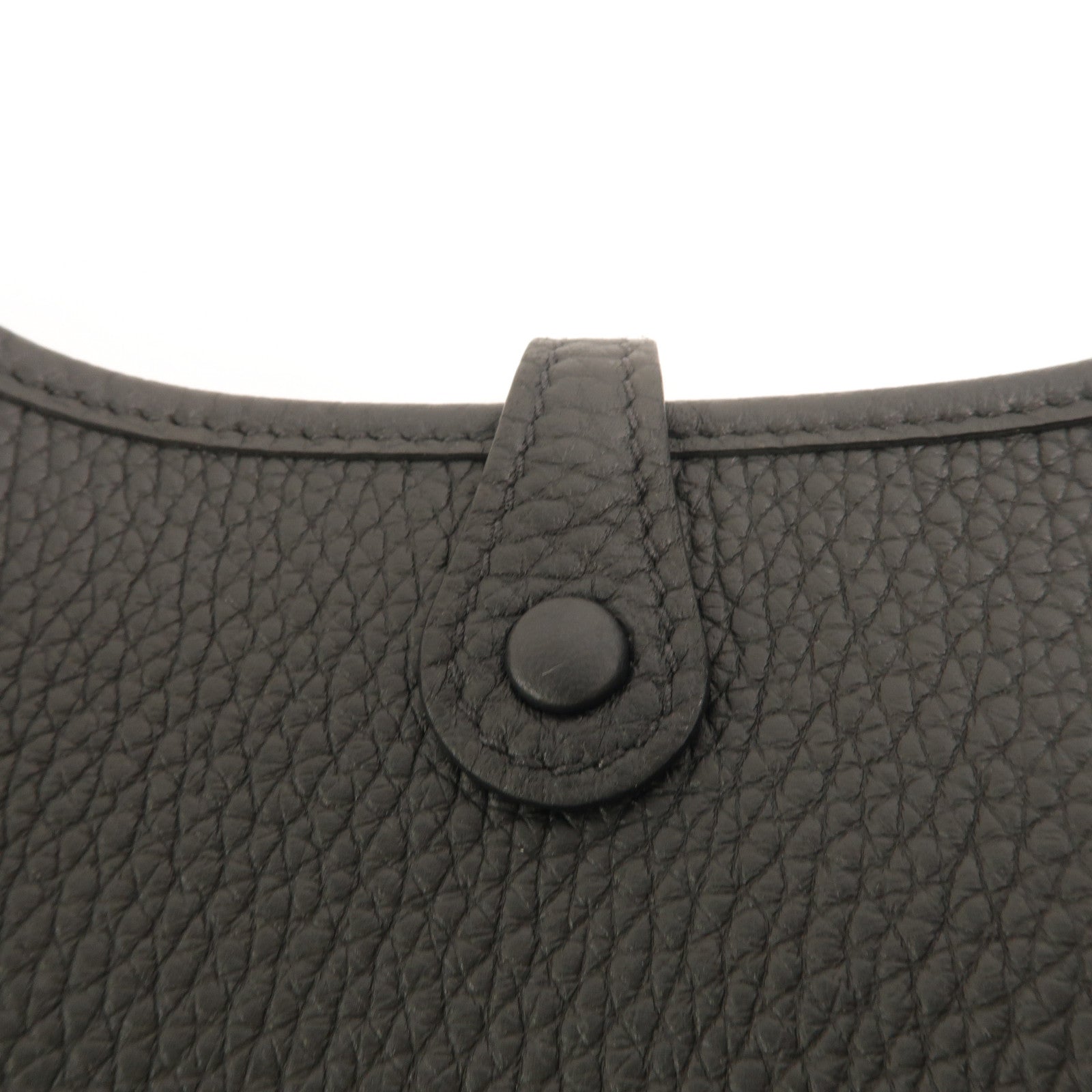 HERMES Clemence皮革Evelyne TPM肩背袋Noir