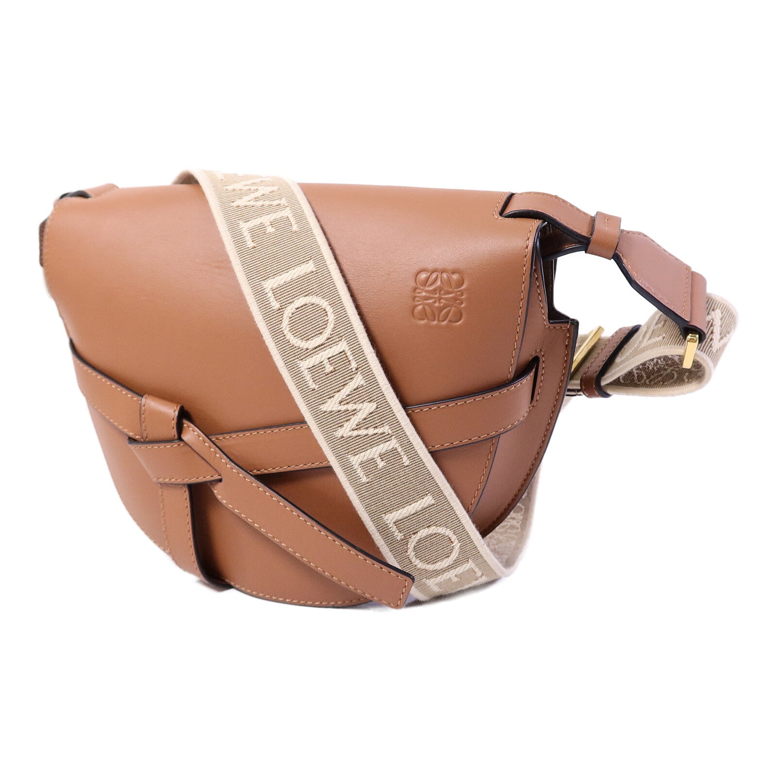 LOEWE 牛皮皮革Gate Dual肩背袋